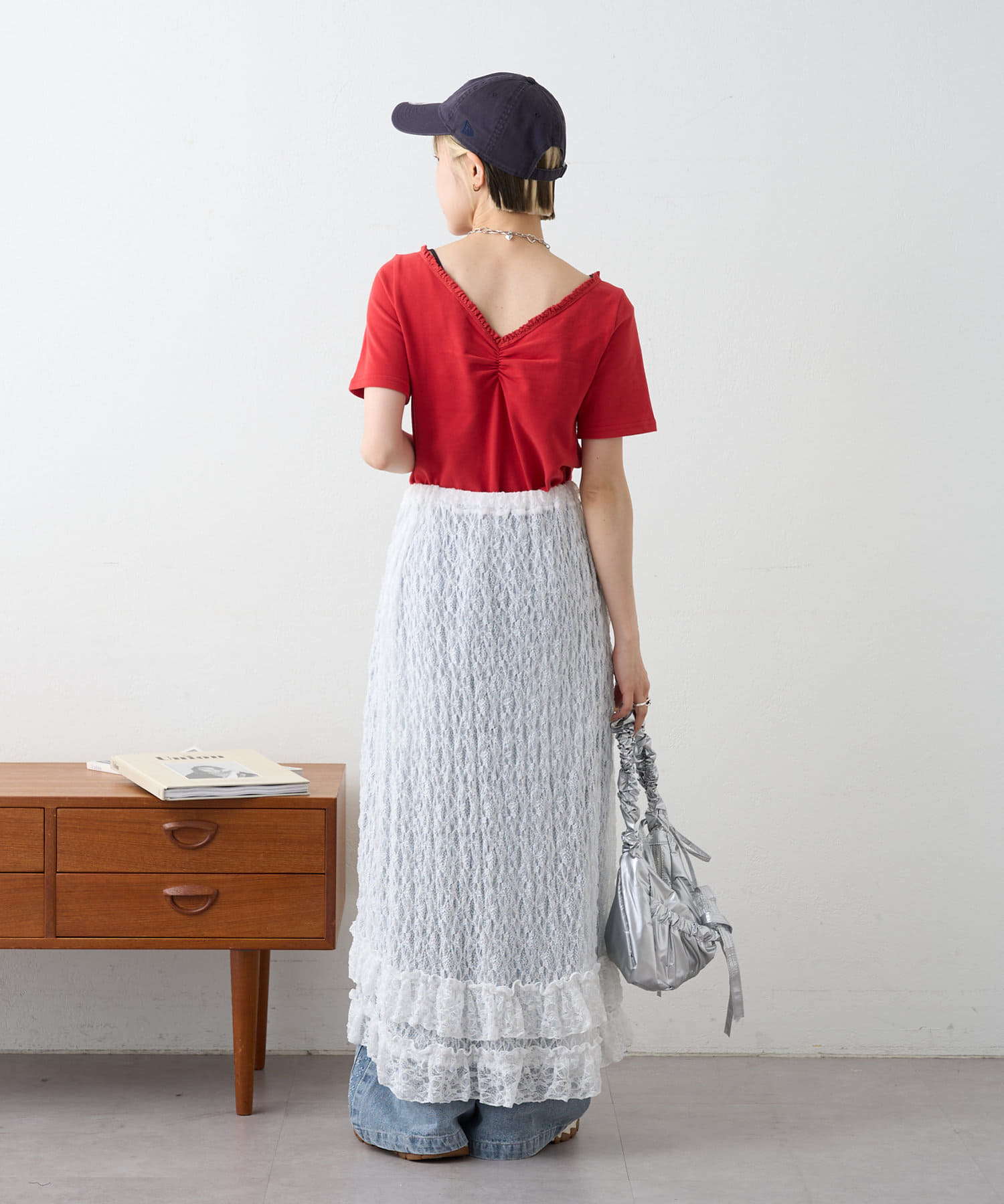 OUTLET(アウトレット) 【w closet】レーステープT