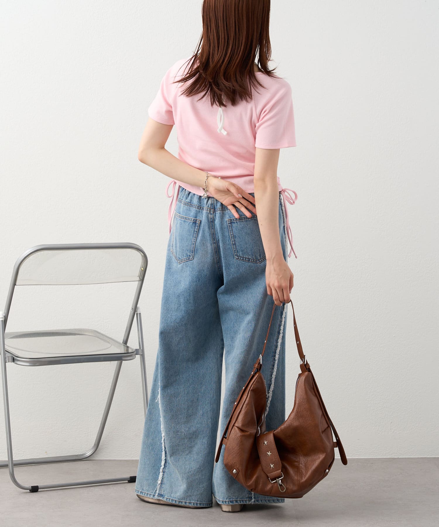 OUTLET(アウトレット) 【w closet】ホルターレイヤードＴ