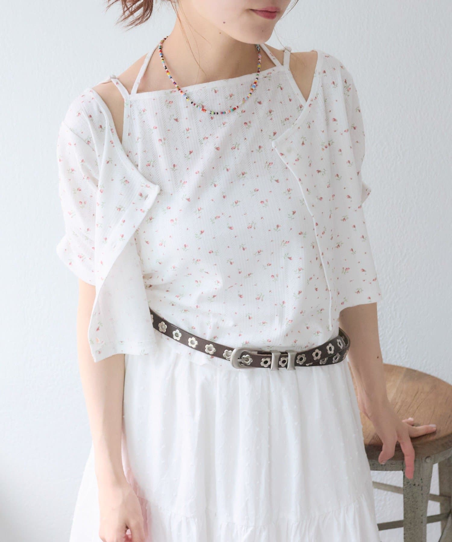 OUTLET(アウトレット) 【w closet】ホルターレイヤードSET