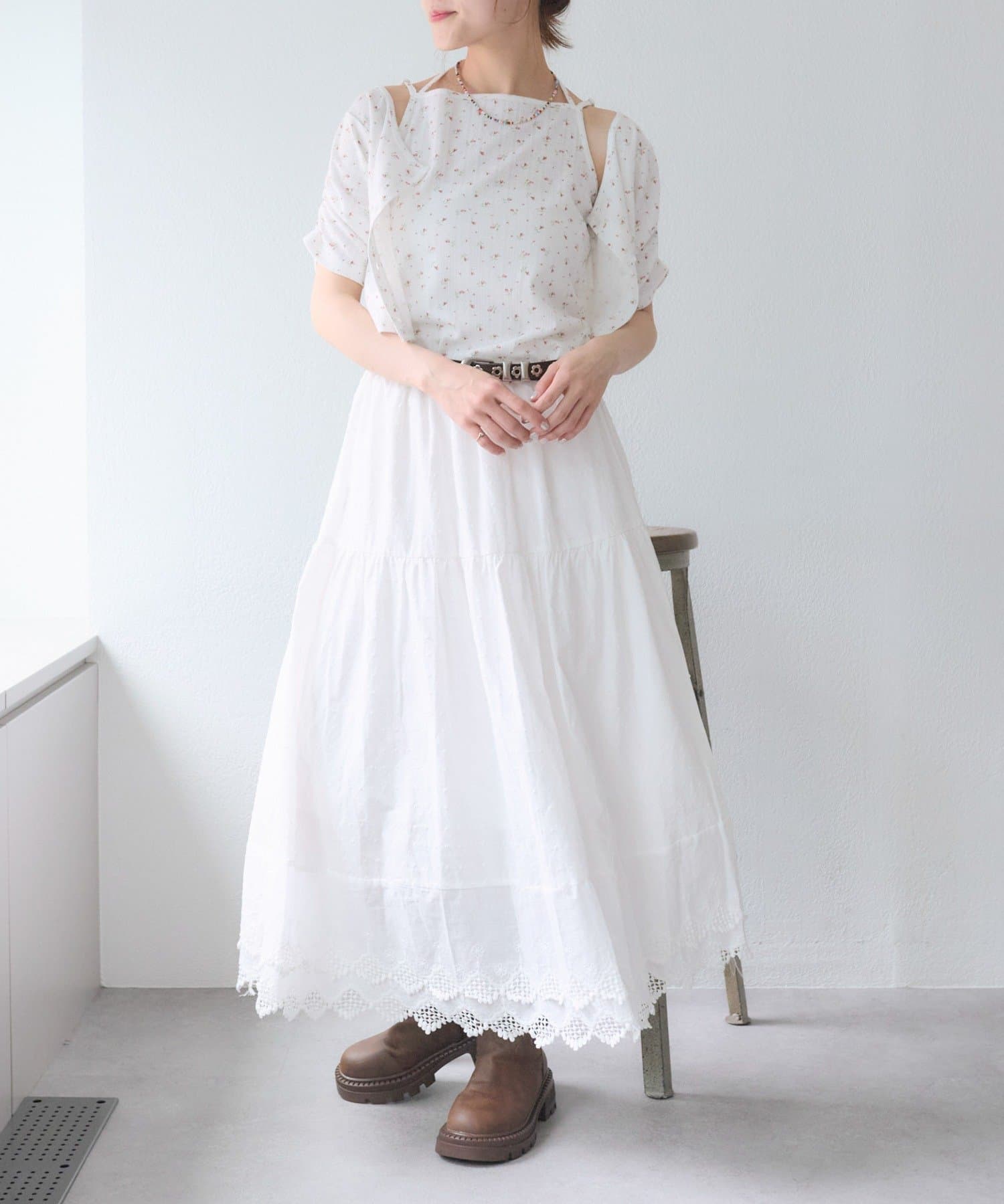 OUTLET(アウトレット) 【w closet】ホルターレイヤードSET