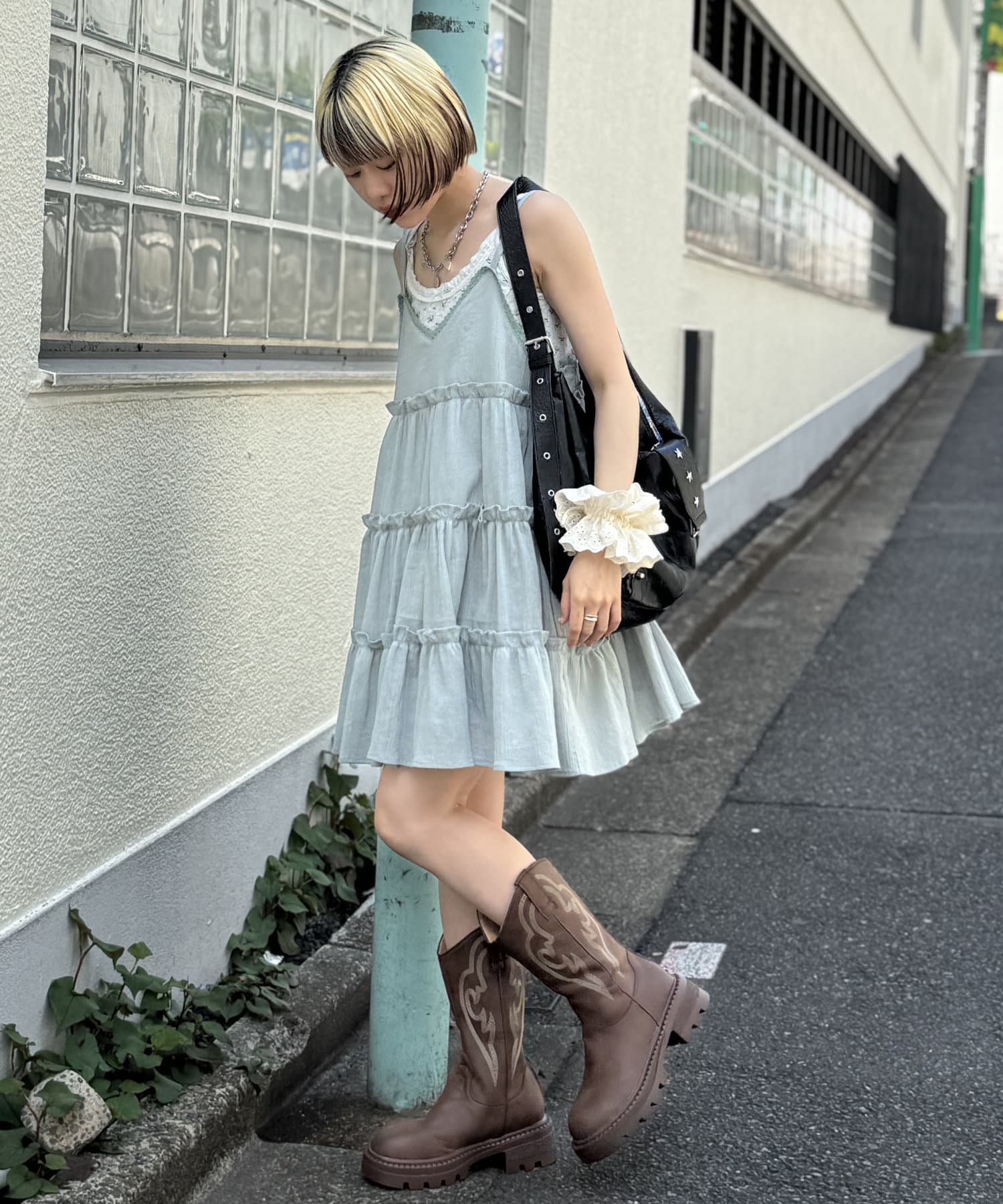 w closet】ティアードミニキャミワンピース | OUTLET(アウトレット