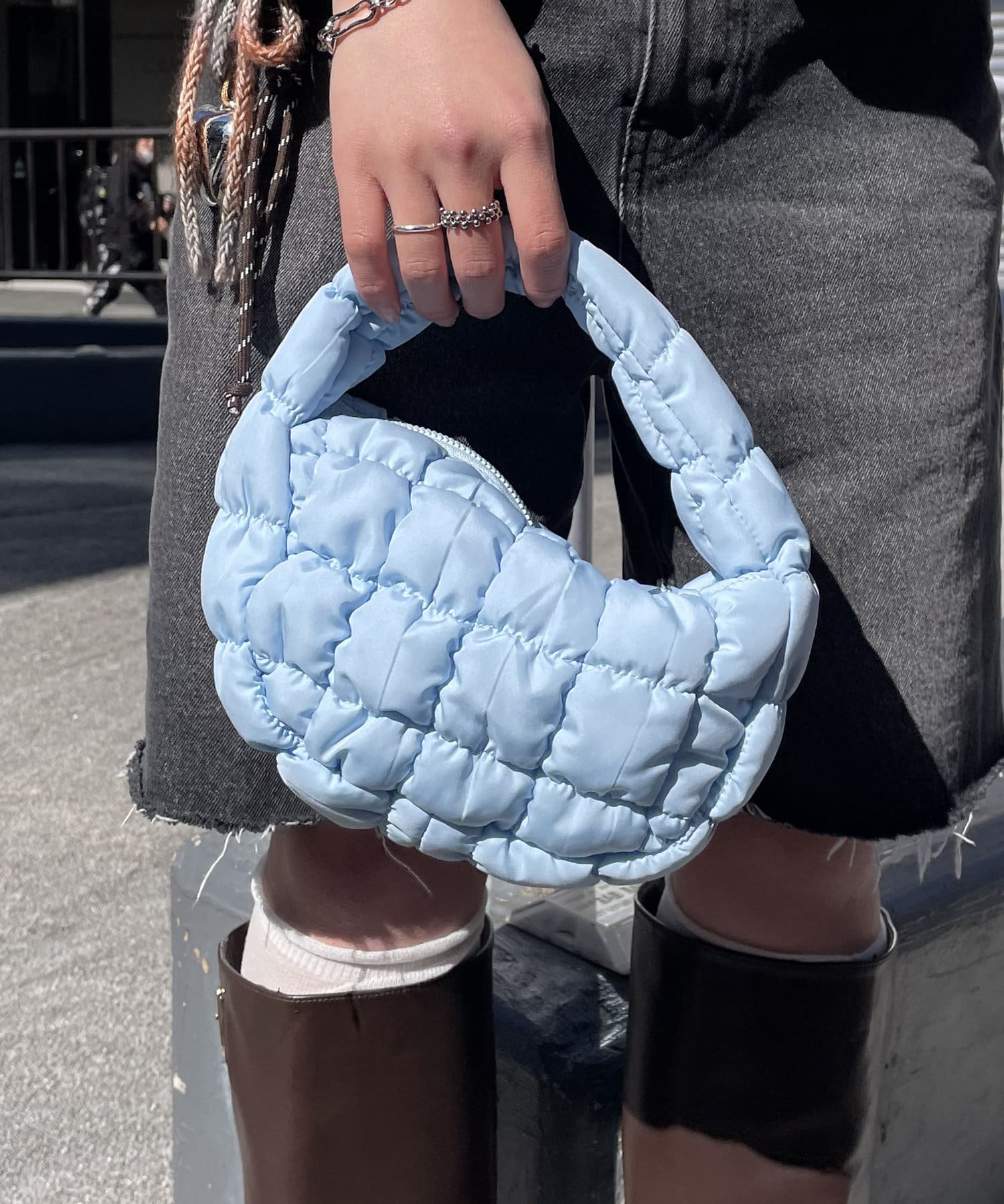 OUTLET(アウトレット) 【w closet】ポコポコミニショルダー