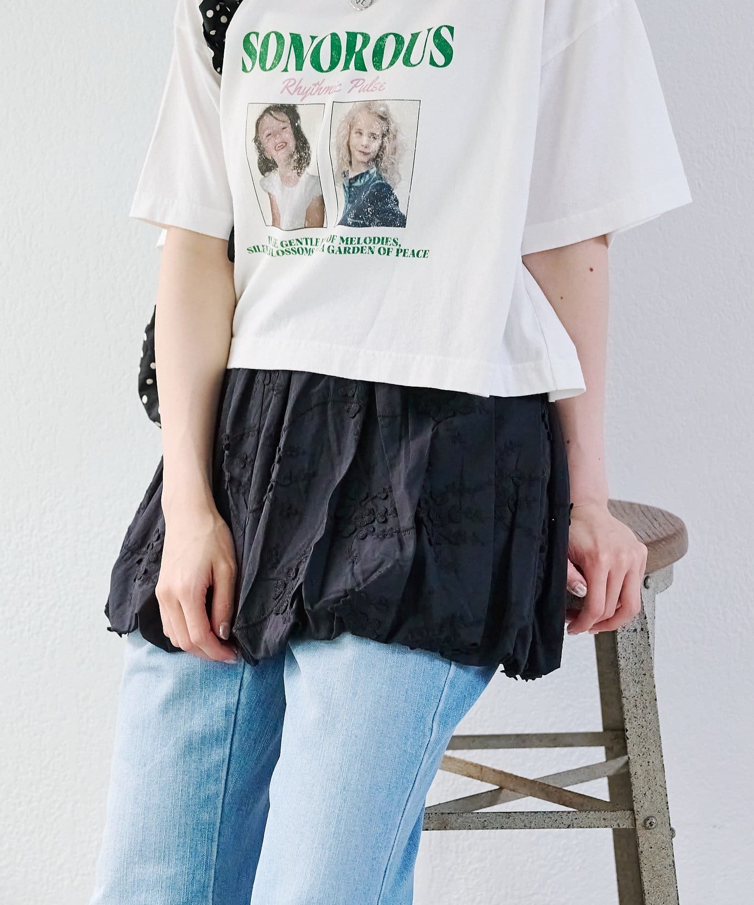 OUTLET(アウトレット) 【w closet】【2WAY】レースバルーンキャミ