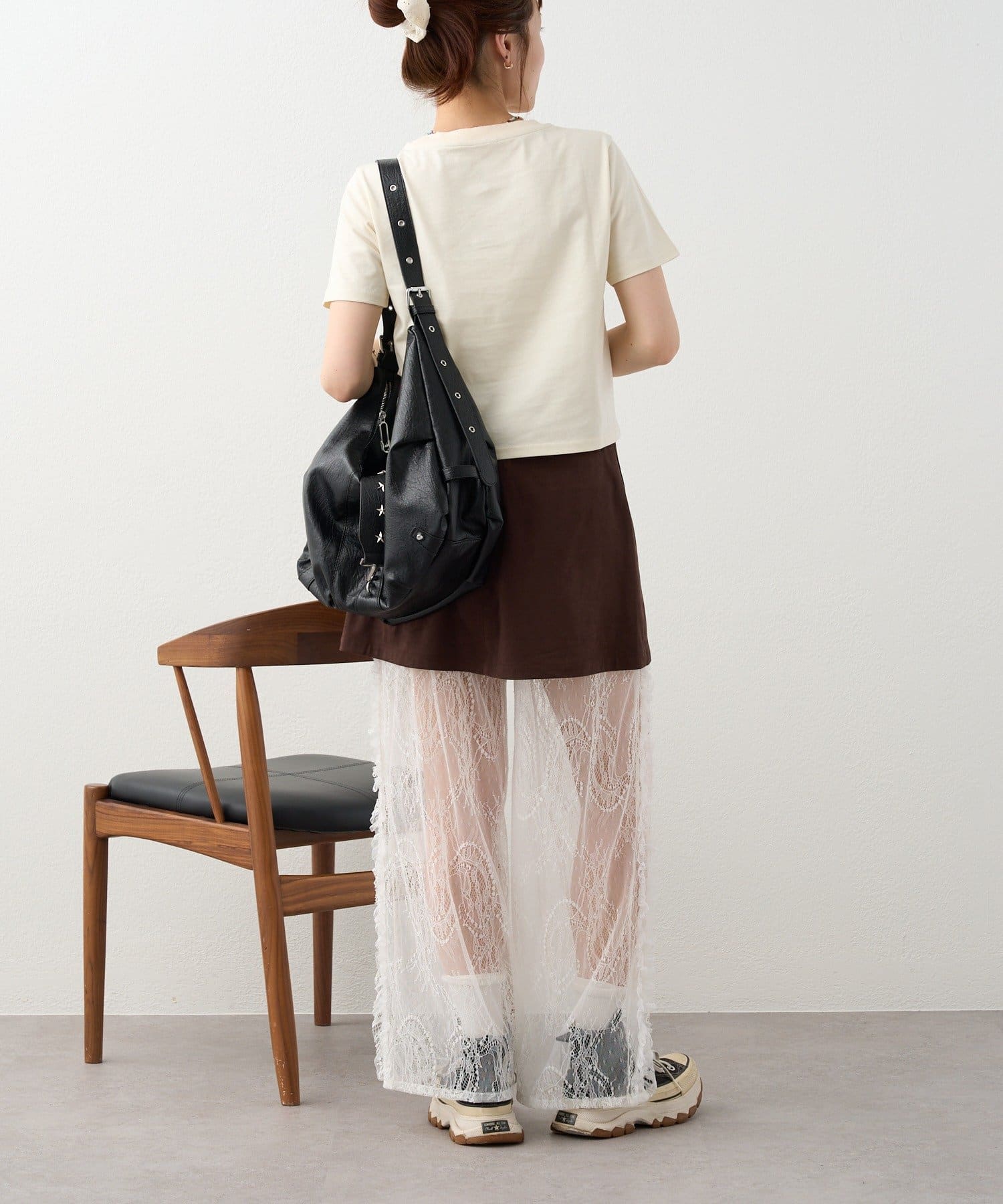 OUTLET(アウトレット) 【w closet】フリンジミニスカパン