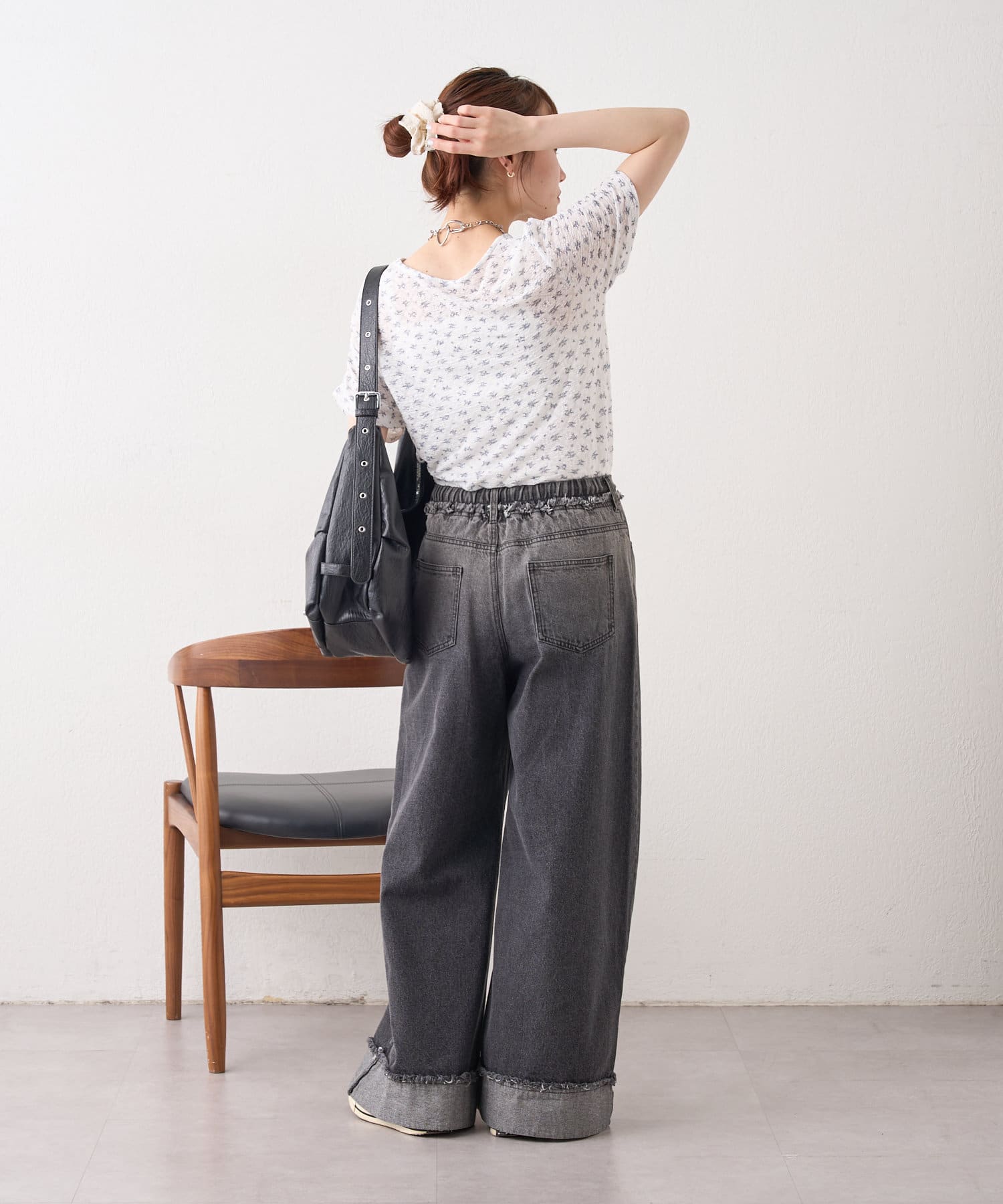 OUTLET(アウトレット) 【w closet】グラデワイドデニム