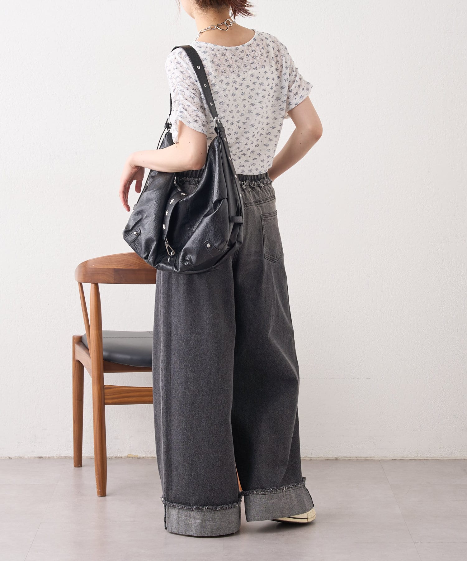 OUTLET(アウトレット) 【w closet】グラデワイドデニム