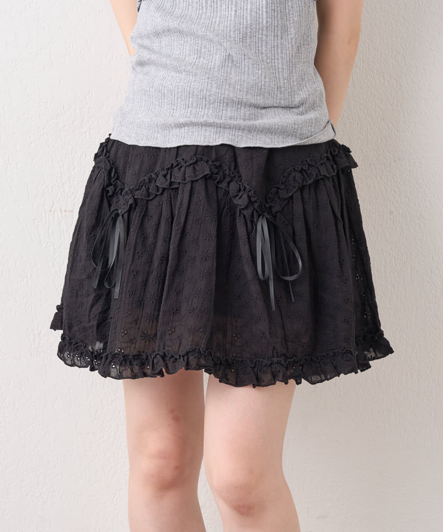 OUTLET(アウトレット) 【w closet】シフリーレーススカパン