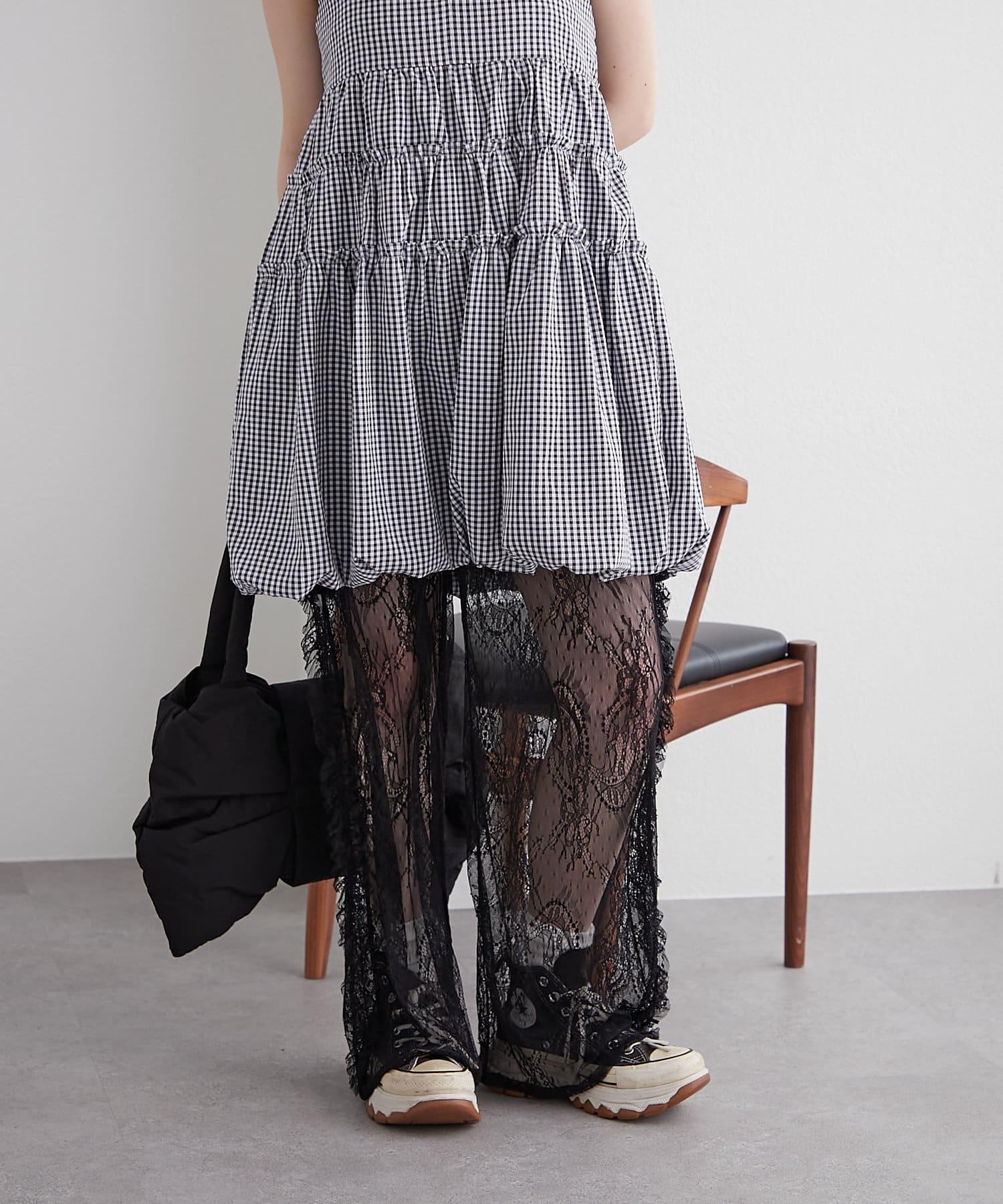 OUTLET(アウトレット) 【w closet】ヴィンテージレースパンツ