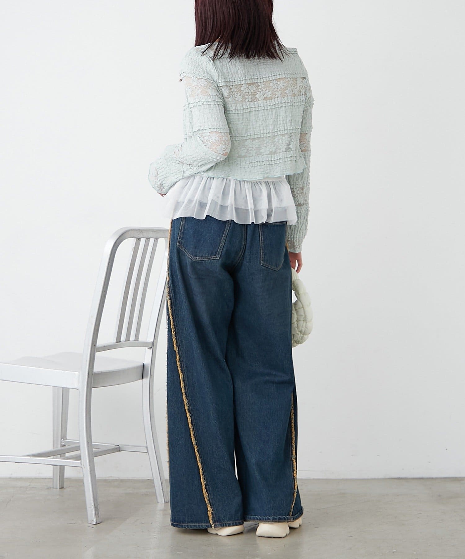 OUTLET(アウトレット) 【w closet】レースボレロ