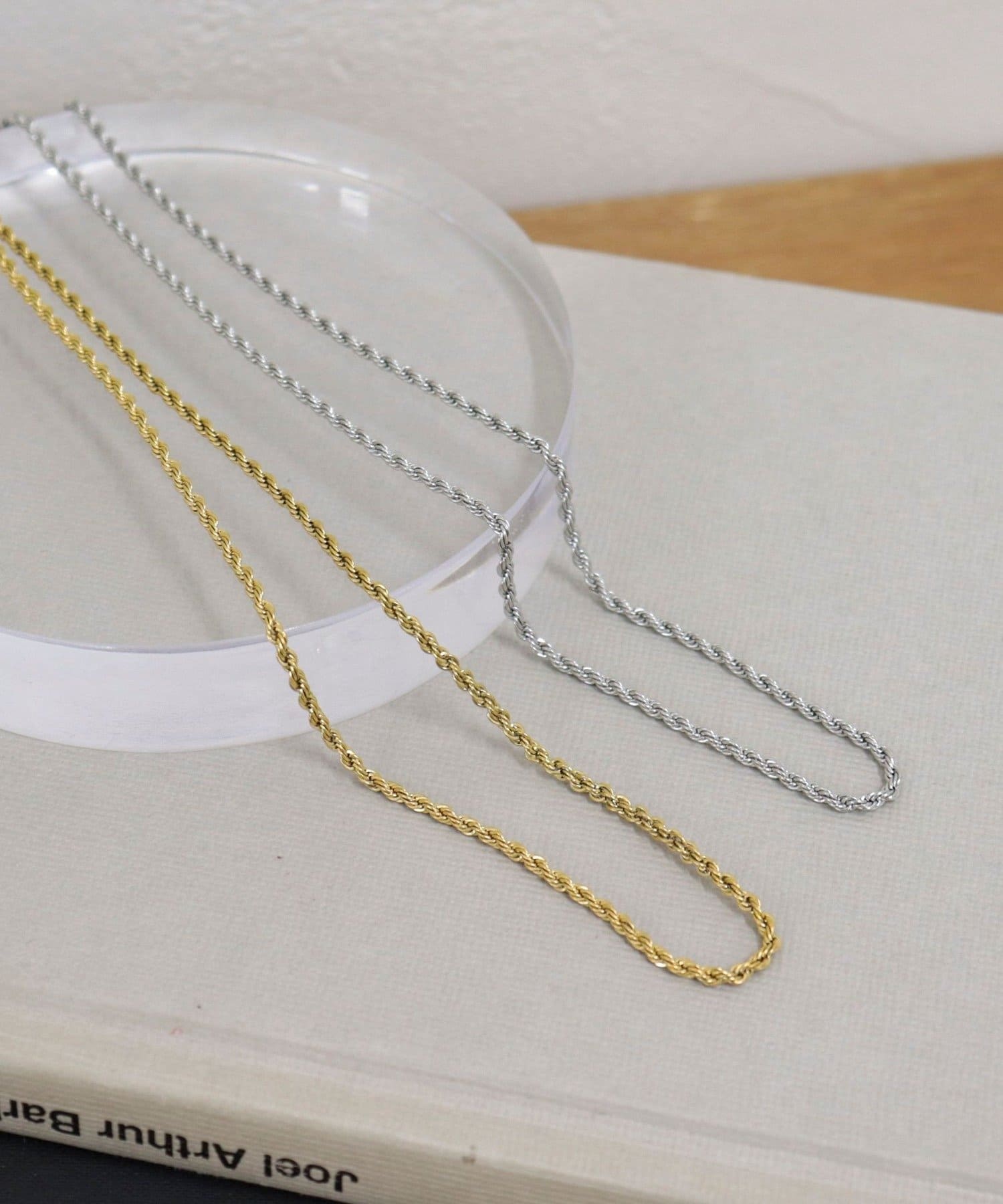 FREDY & GLOSTER(フレディ アンド グロスター) ステンレススクリューチェーンネックレス ショート