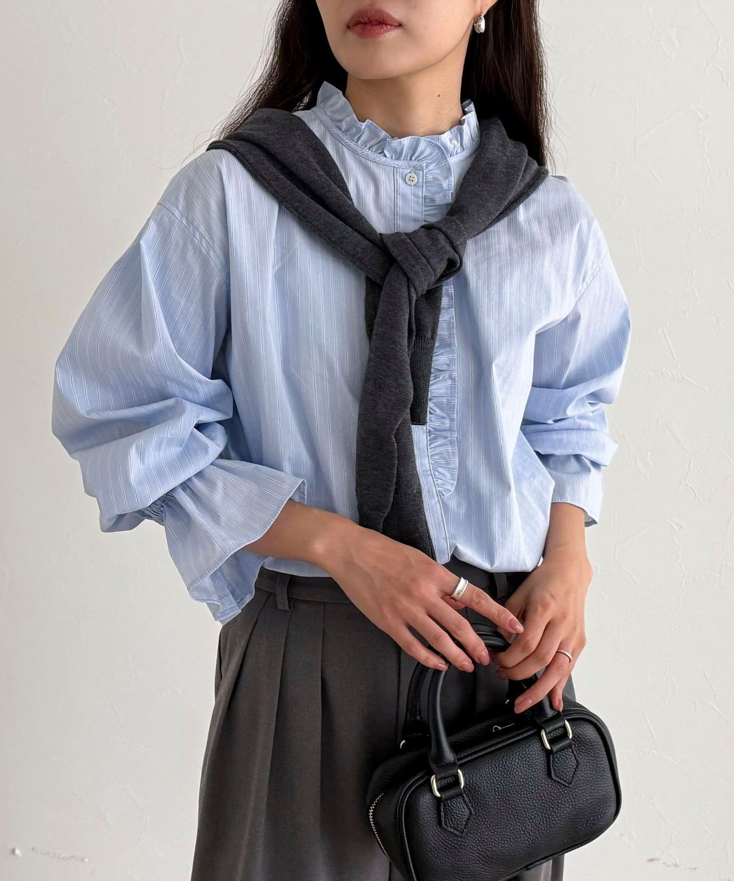 FREDY & GLOSTER(フレディ アンド グロスター) フリルデザインシャツ