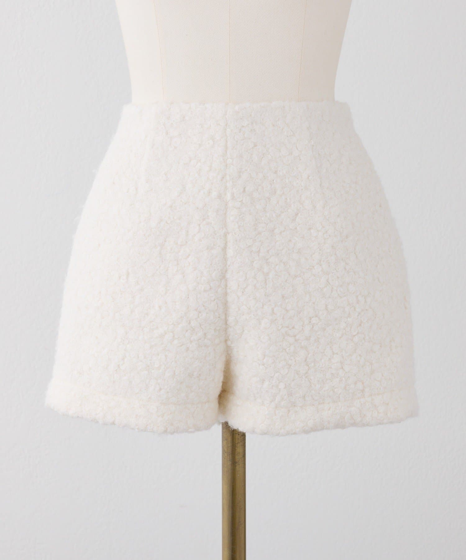 Seemi.by NICE CLAUP(シーミーバイナイスクラップ) ポケットファーショートパンツ