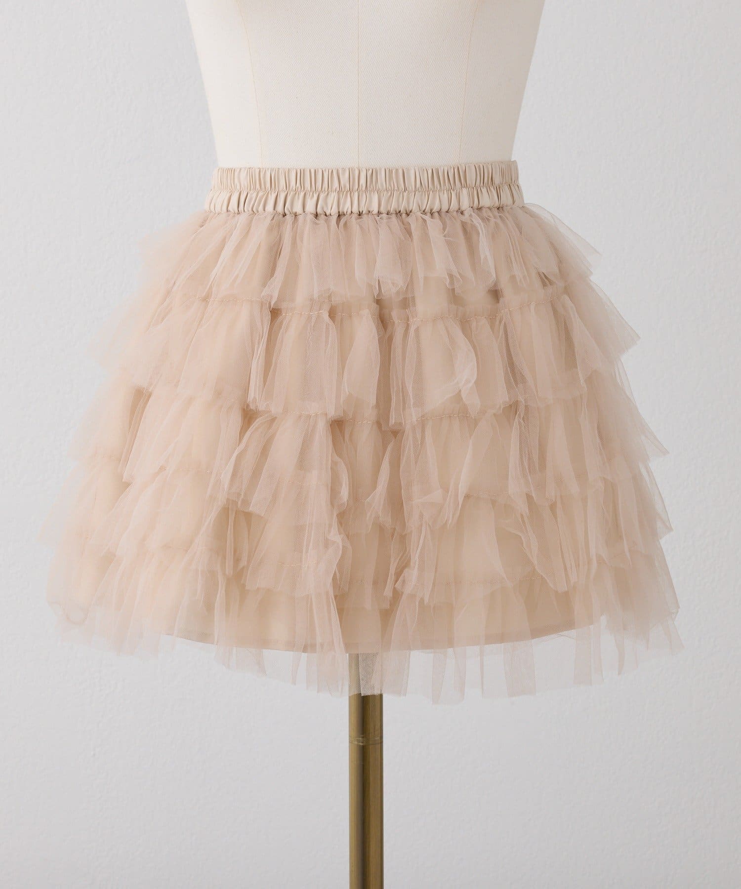 Seemi.by NICE CLAUP(シーミーバイナイスクラップ) 【Seemi.】チュールミニスカート