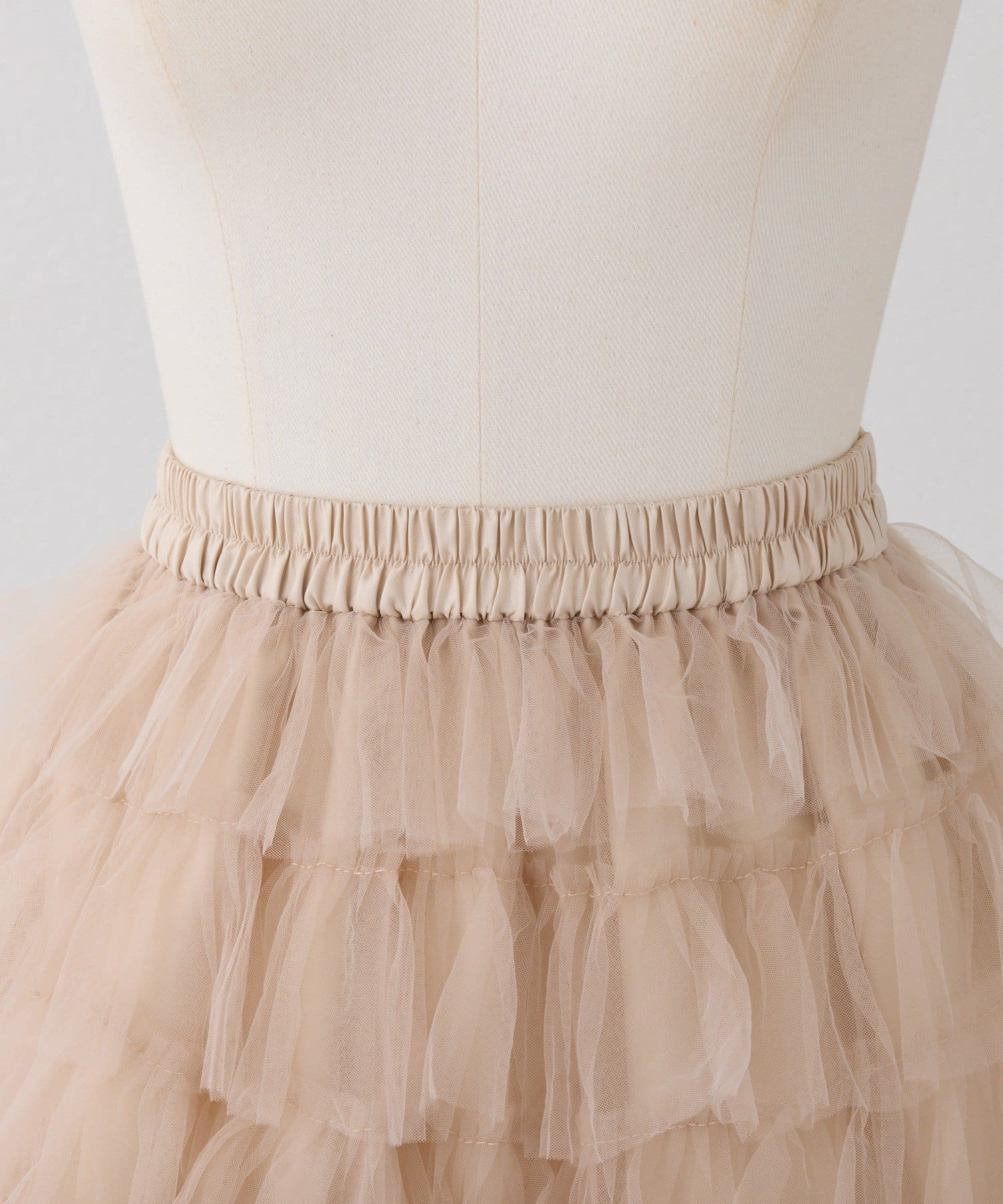 Seemi.by NICE CLAUP(シーミーバイナイスクラップ) 【Seemi.】チュールミニスカート