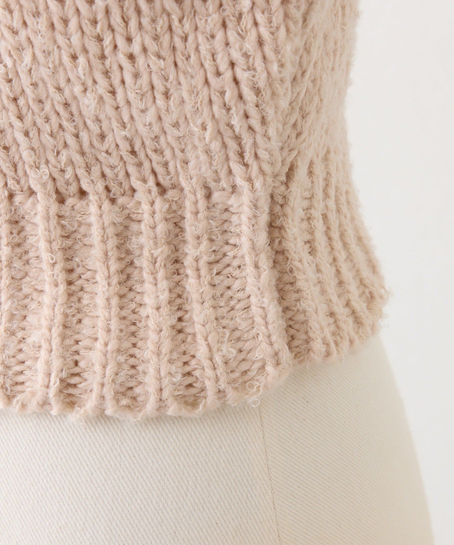 Seemi.by NICE CLAUP(シーミーバイナイスクラップ) 【Seemi.】ロゴ入りニット