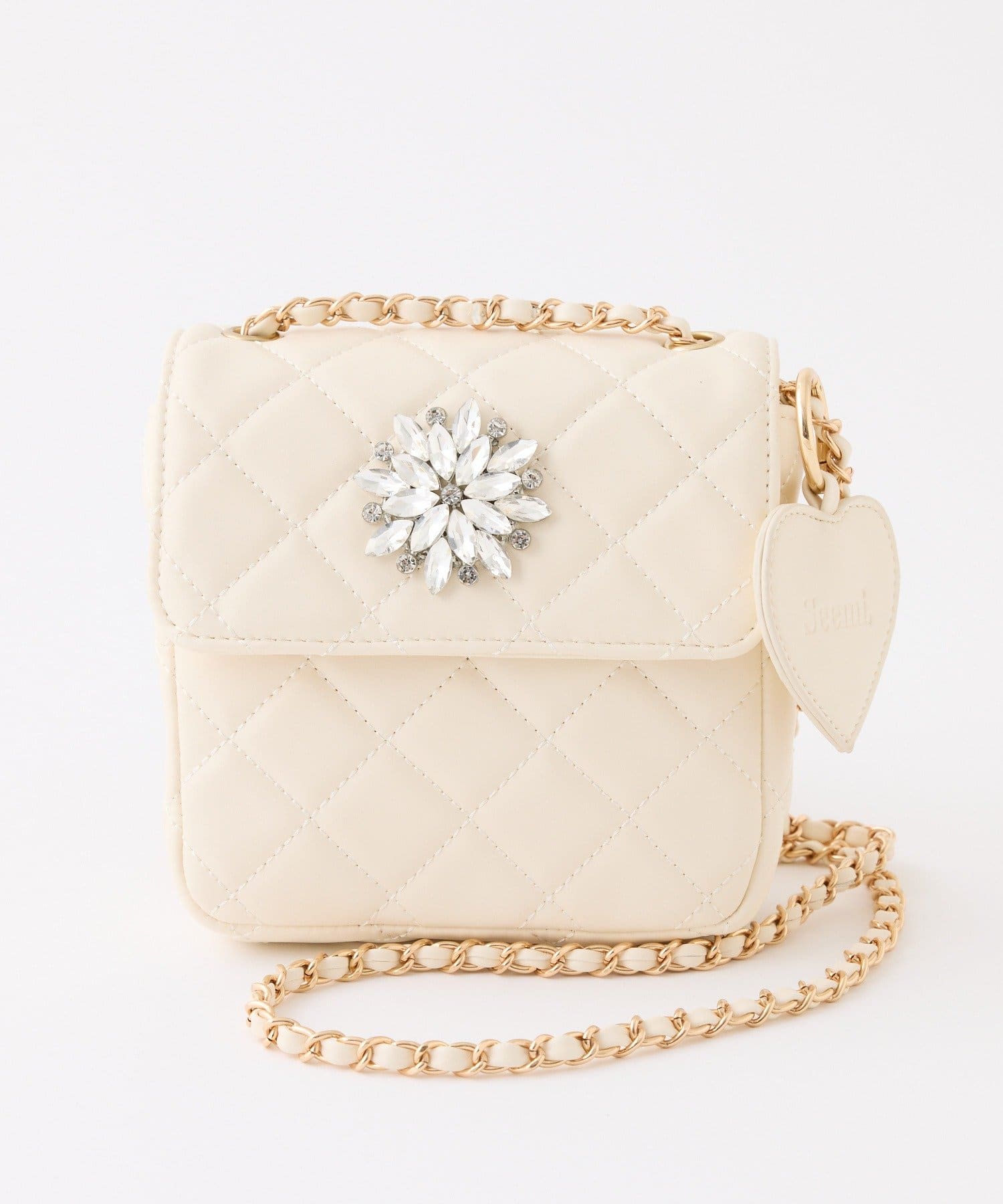 Seemi.by NICE CLAUP(シーミーバイナイスクラップ) 【Seemi.】キルティングミニバッグ