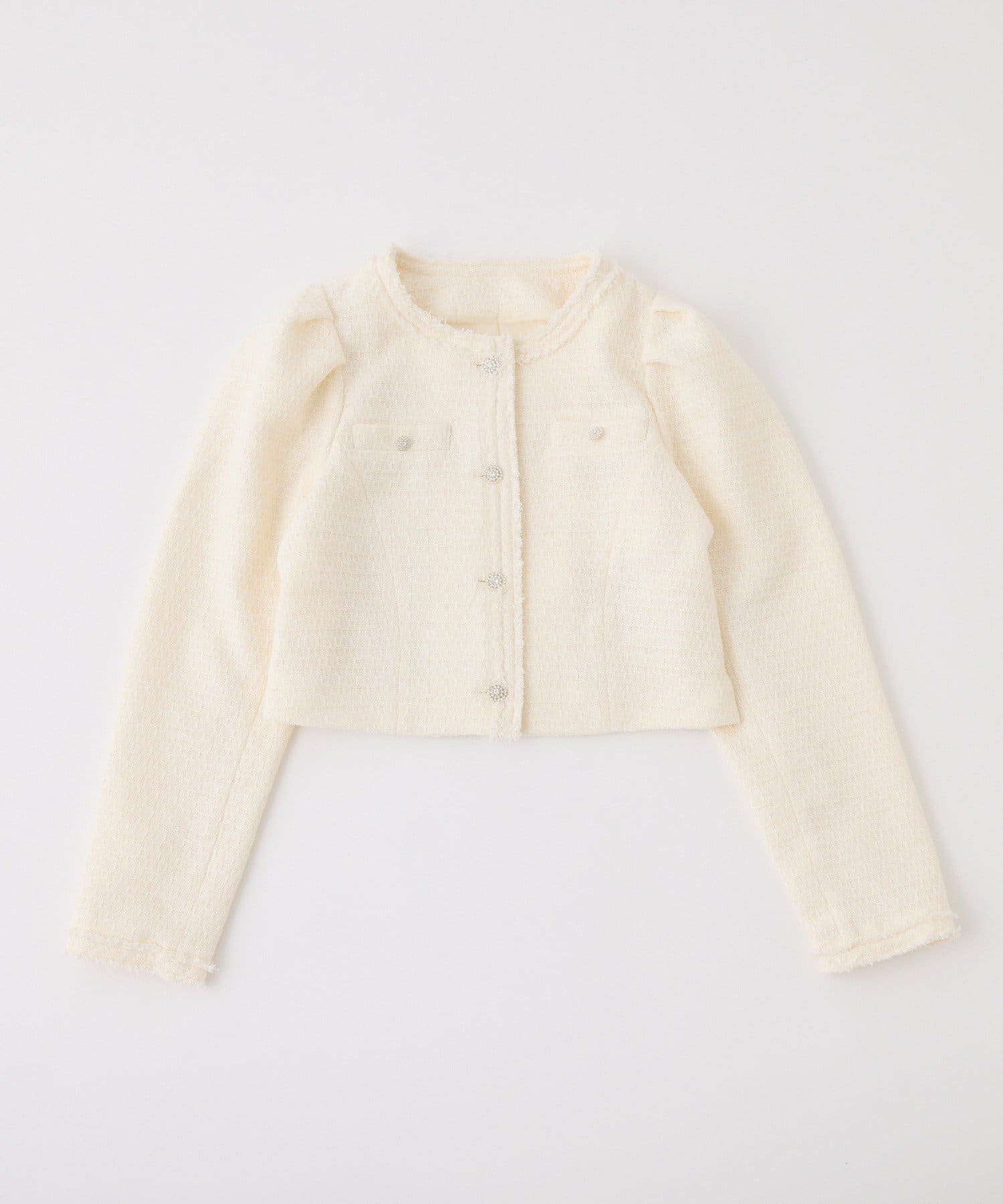 one after another NICE CLAUP(ワンアフターアナザー ナイスクラップ) 【Twinkle Collection】キラキラノーカラージャケット