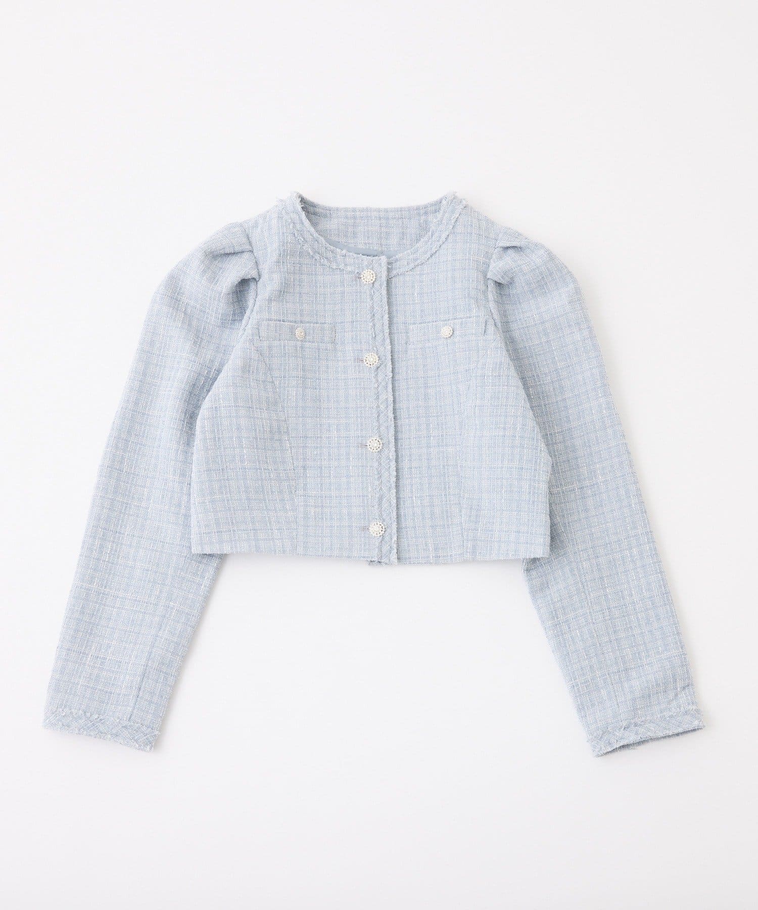 one after another NICE CLAUP(ワンアフターアナザー ナイスクラップ) 【Twinkle Collection】キラキラノーカラージャケット