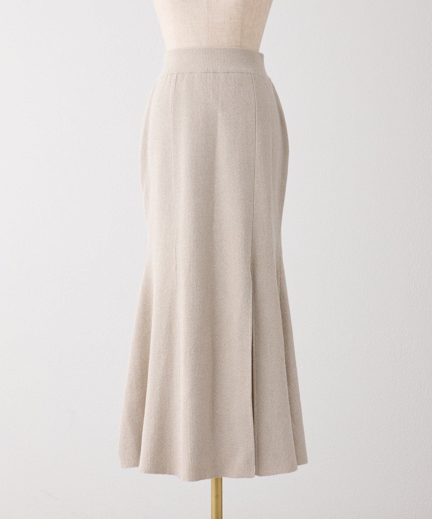 one after another NICE CLAUP(ワンアフターアナザー ナイスクラップ) 【Twinkle Collection】スリット入りニットスカート