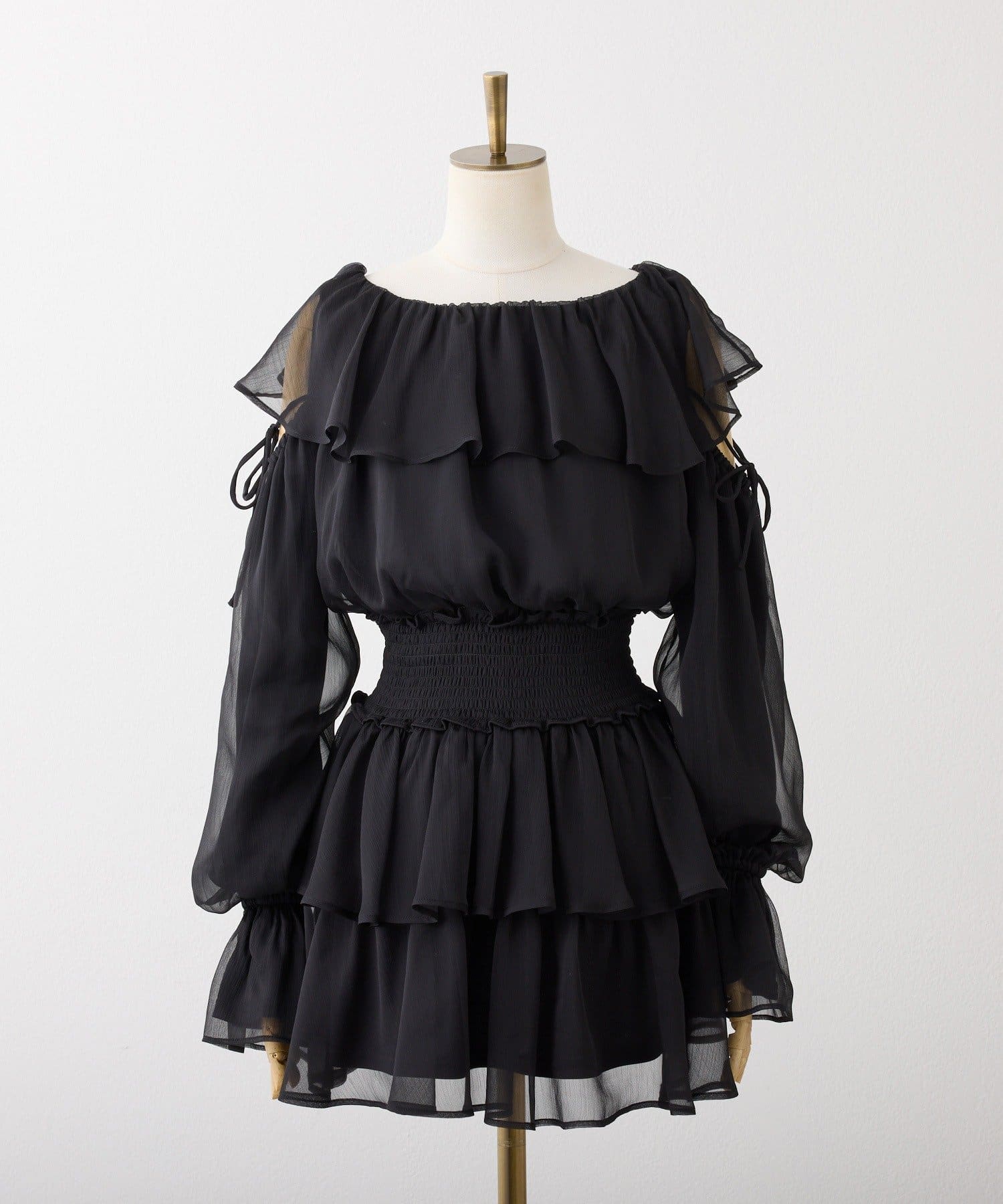 one after another NICE CLAUP(ワンアフターアナザー ナイスクラップ) フリルチュニック