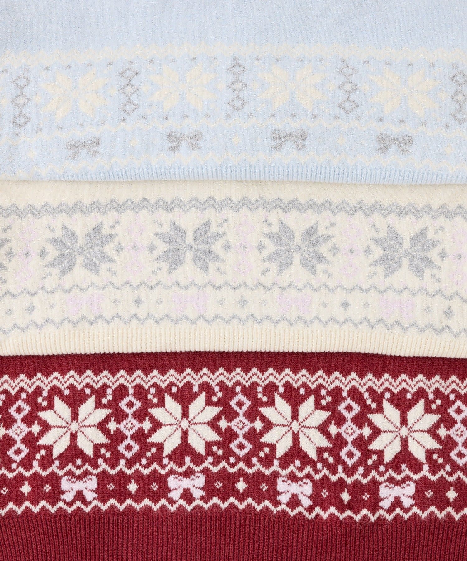 one after another NICE CLAUP(ワンアフターアナザー ナイスクラップ) ノルディック柄ニット