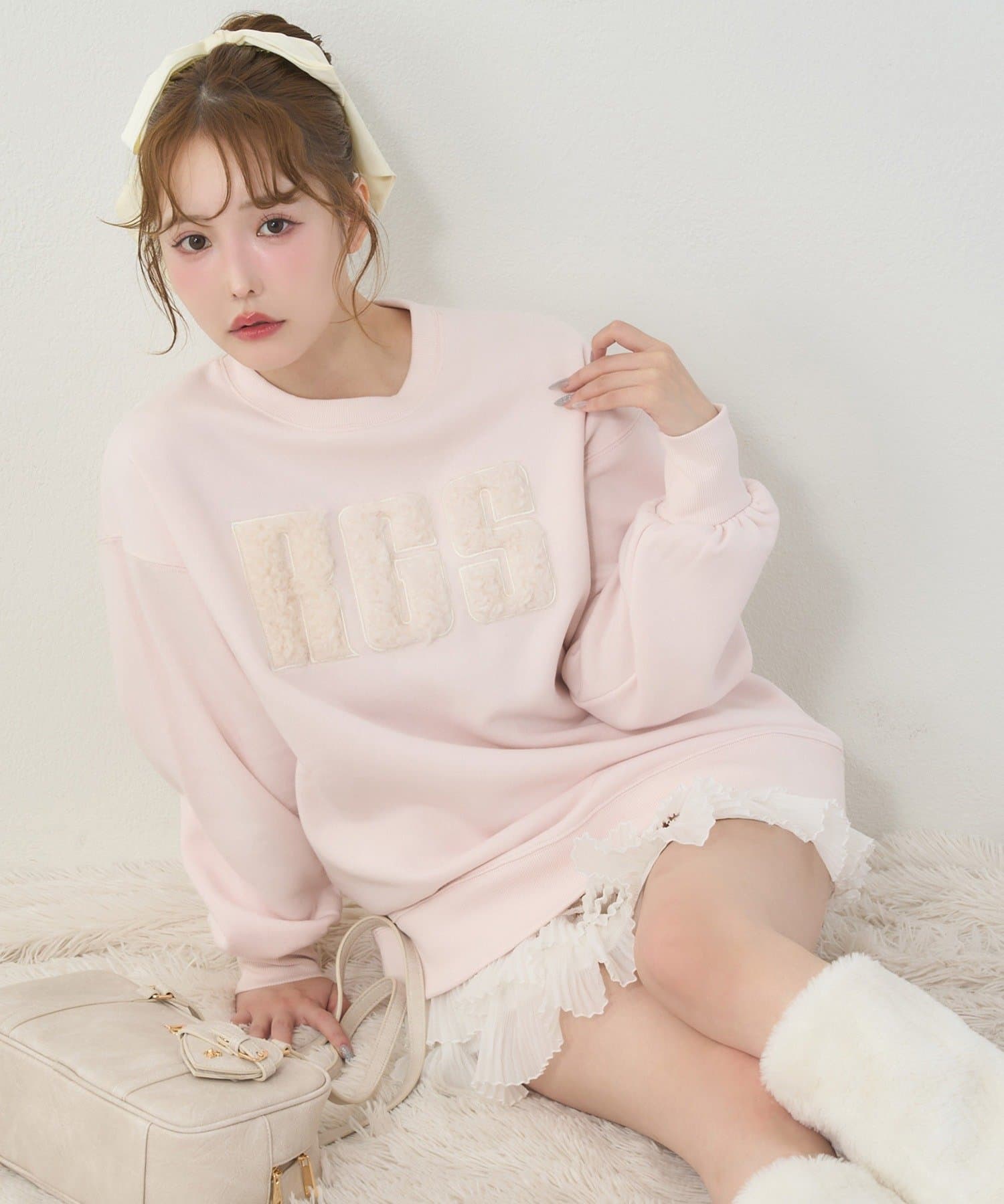 one after another NICE CLAUP(ワンアフターアナザー ナイスクラップ) ロゴファースエット