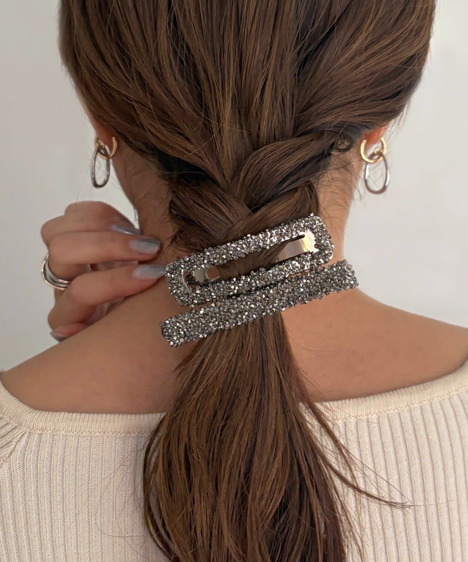 Lattice(ラティス) グリッターパッチンピン/クリップセット(2P)