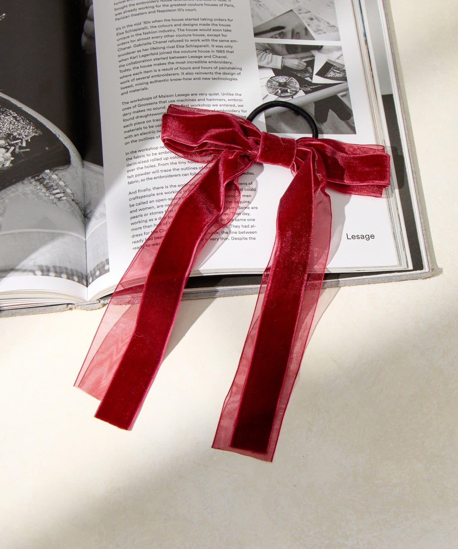 Lattice(ラティス) ベロアリボンポニー