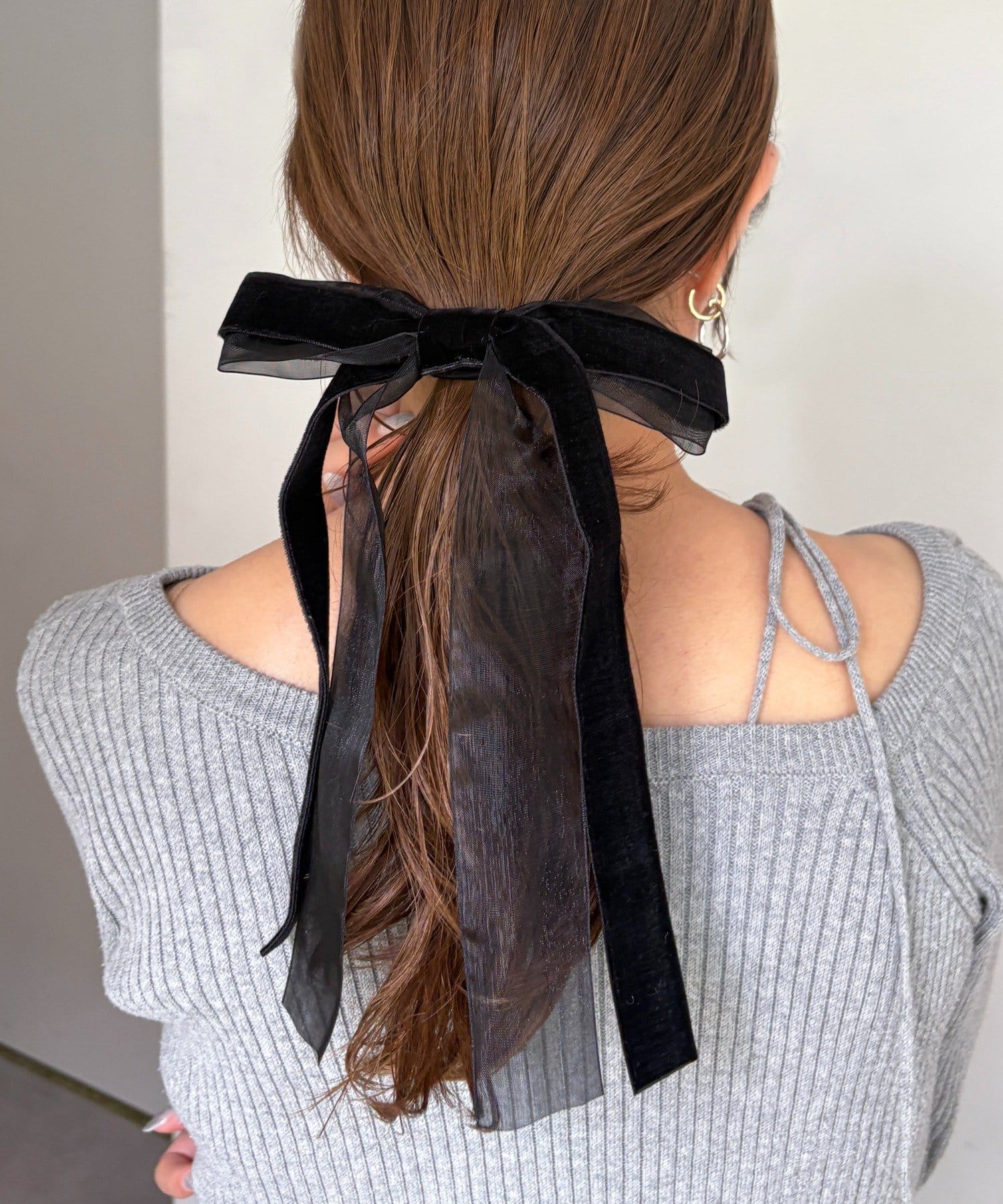 Lattice(ラティス) ベロアリボンポニー