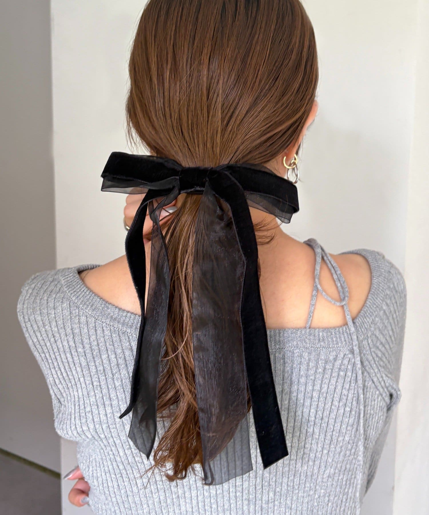 Lattice(ラティス) ベロアリボンポニー