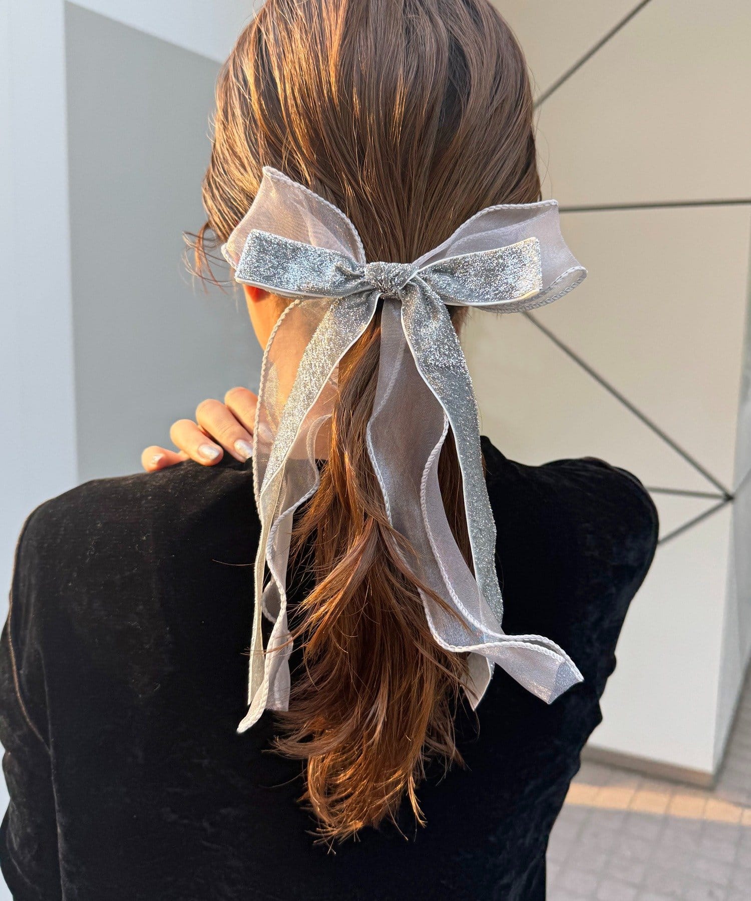 Lattice(ラティス) ラメリボンポニー