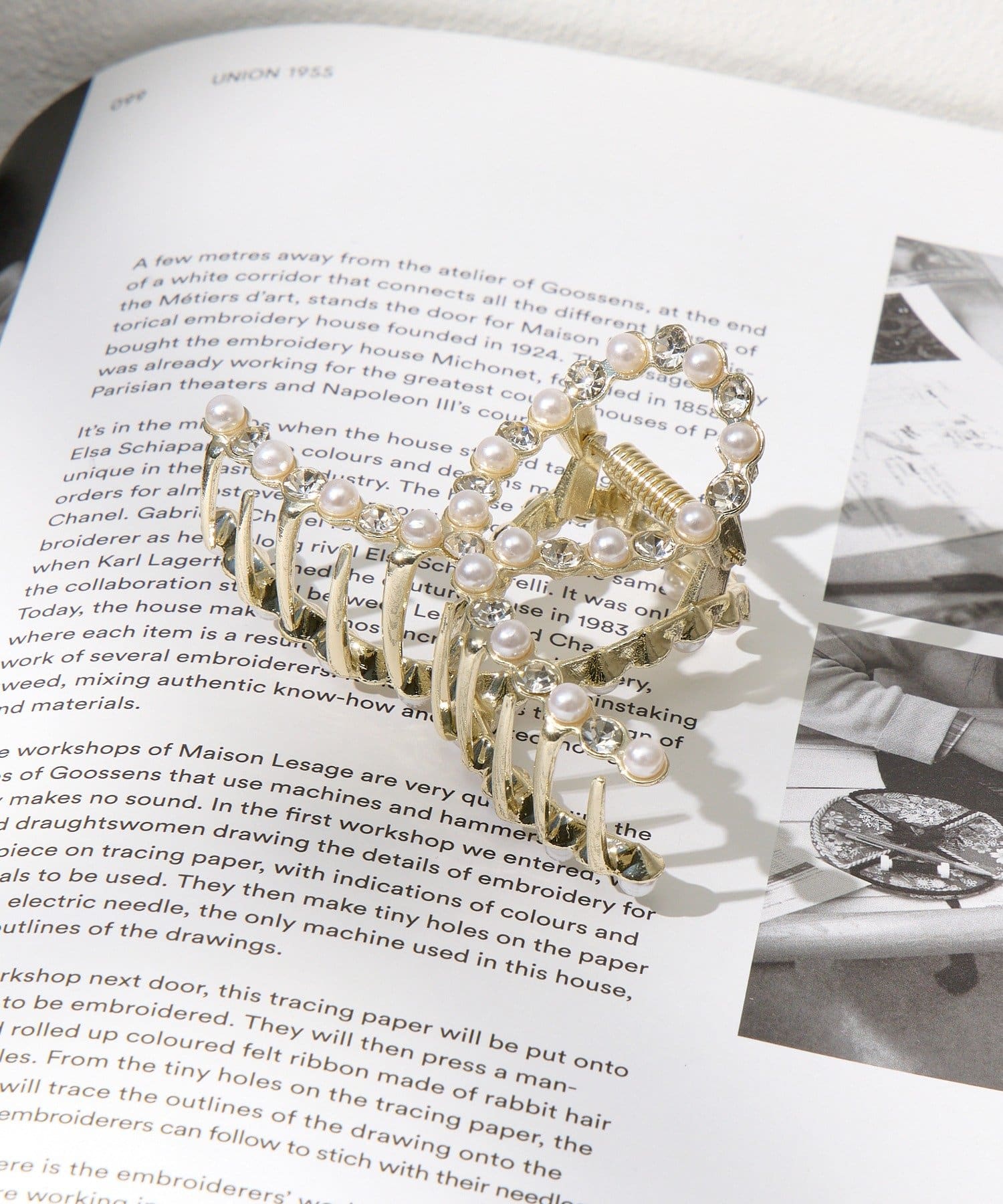 Lattice(ラティス) くるんパールビジュークリップ