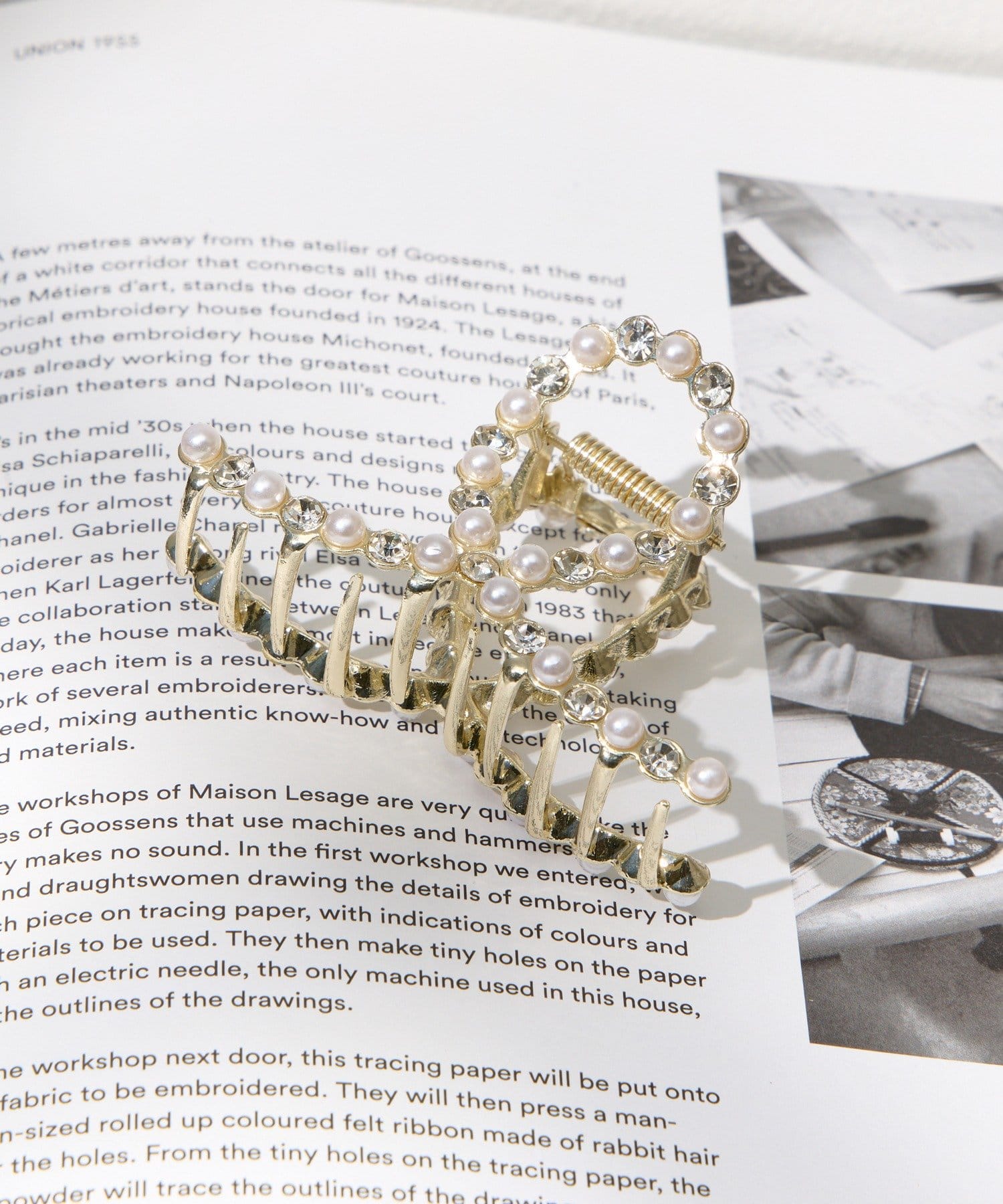 Lattice(ラティス) くるんパールビジュークリップ