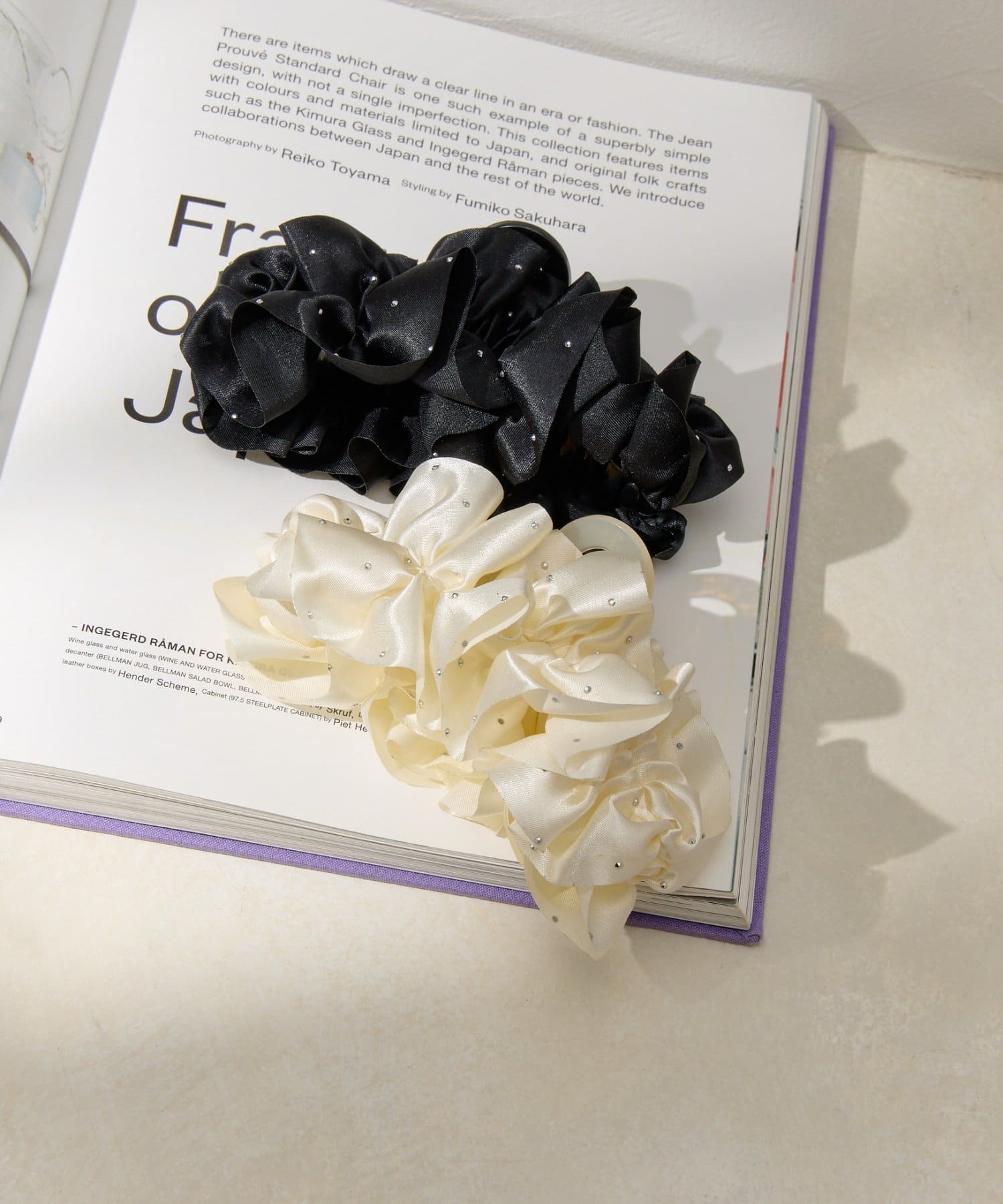 Lattice(ラティス) ビッグサテンフリルクリップ