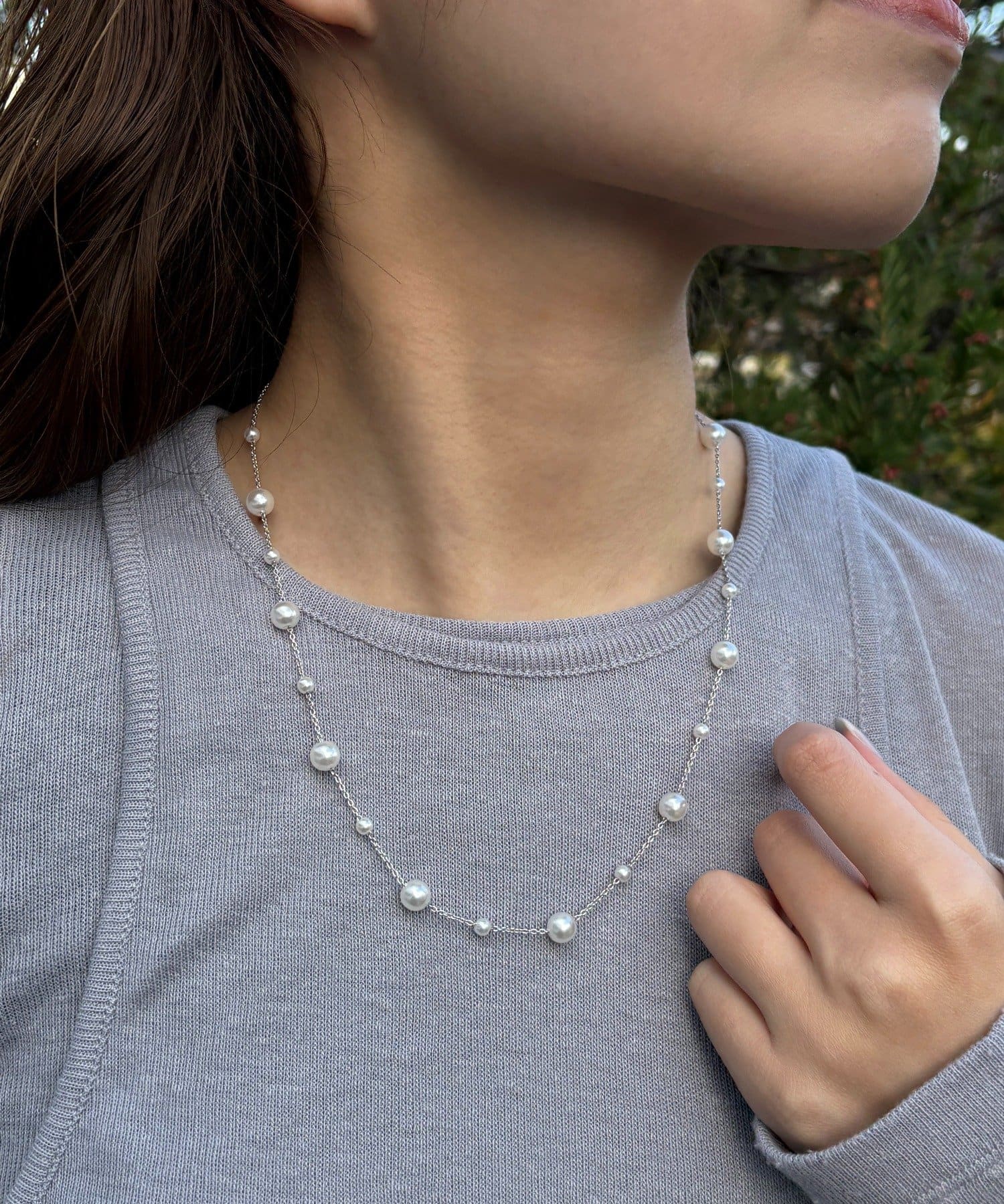 Lattice(ラティス) パールネックレス