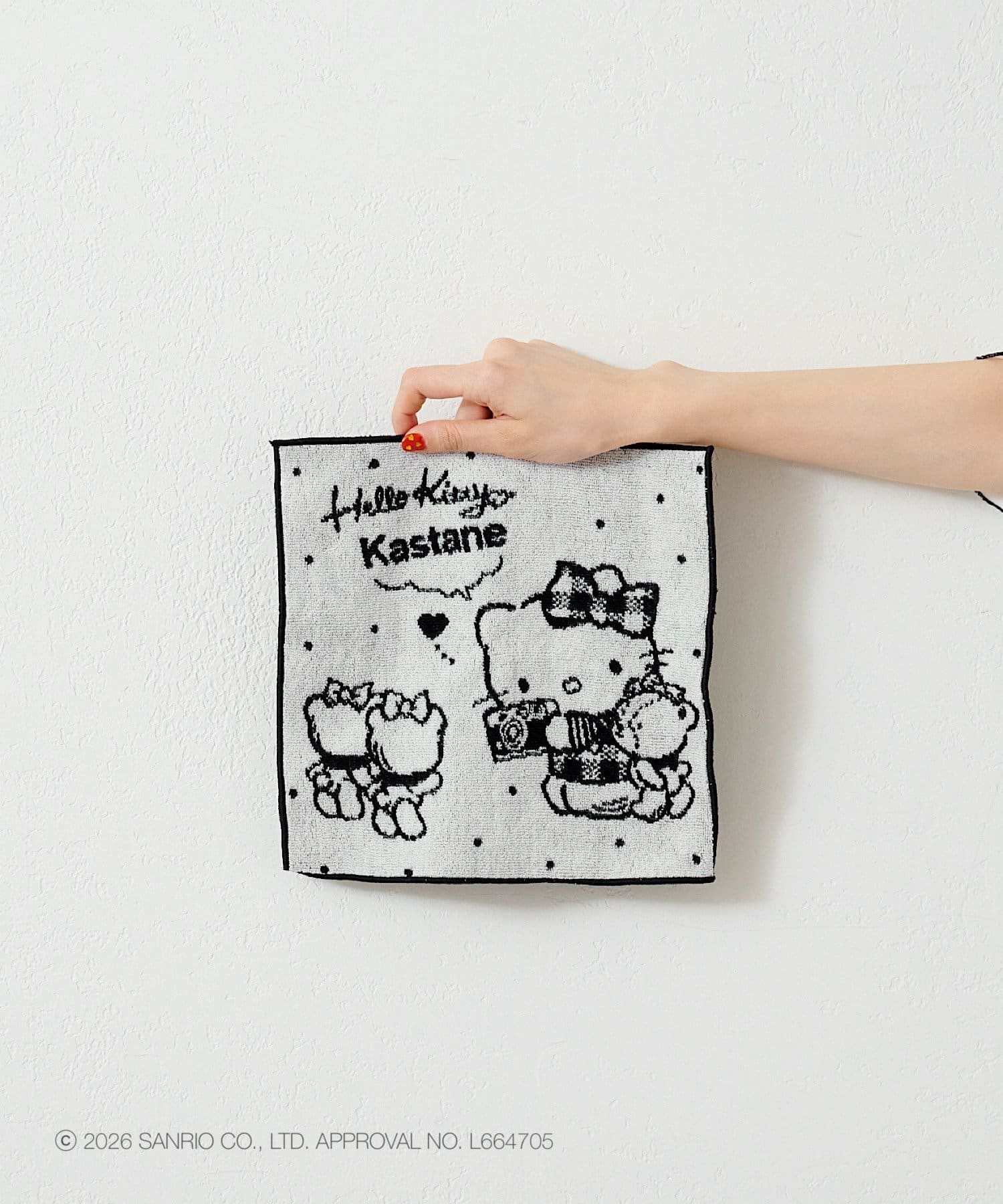 Kastane(カスタネ) 【1.17(土)12:00発売/Kastane×HelloKitty/一部店舗限定】 ハンカチ