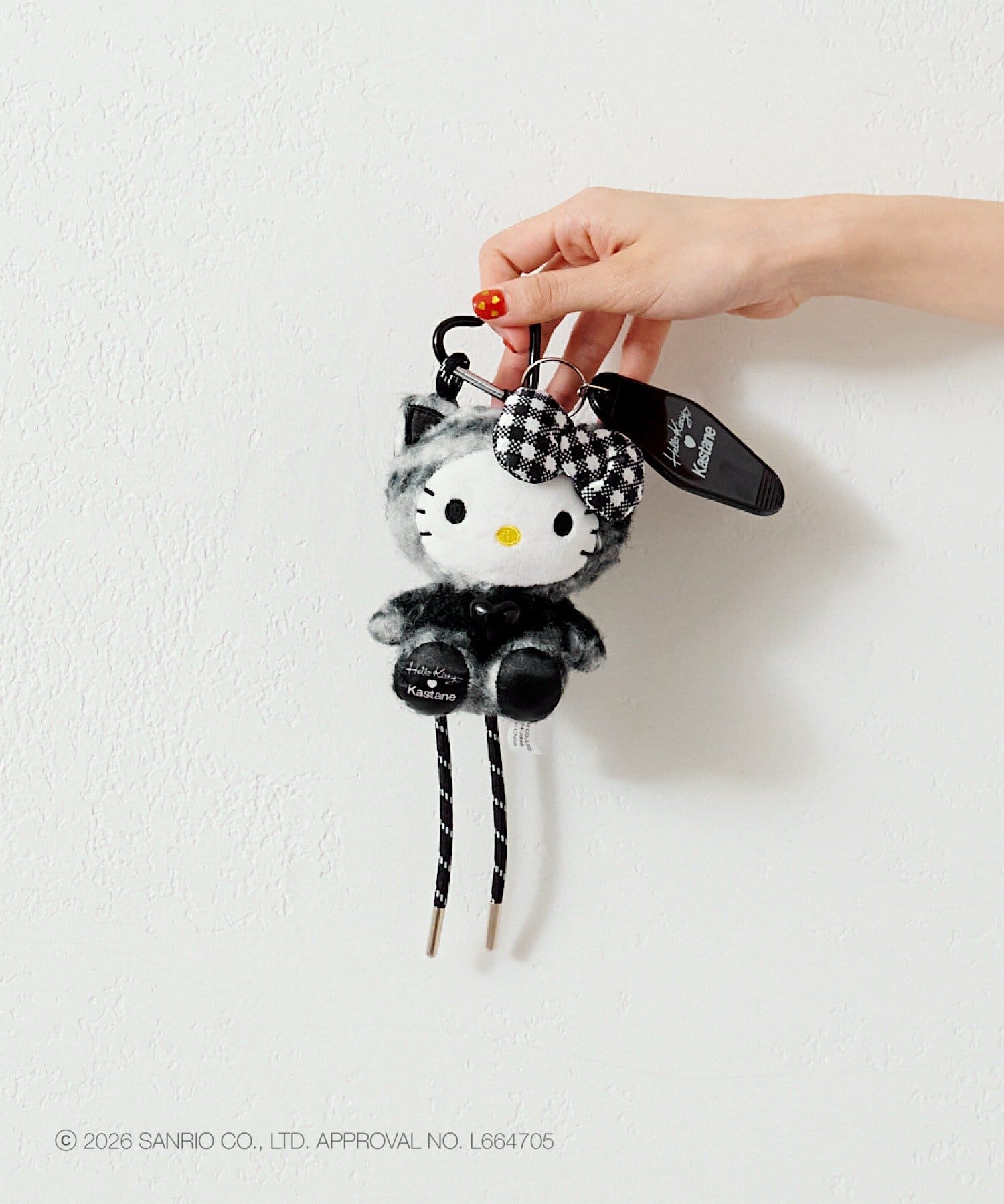 Kastane(カスタネ) 【1.17(土)12:00発売/Kastane×HelloKitty/一部店舗限定】 ぬいぐるみチャーム