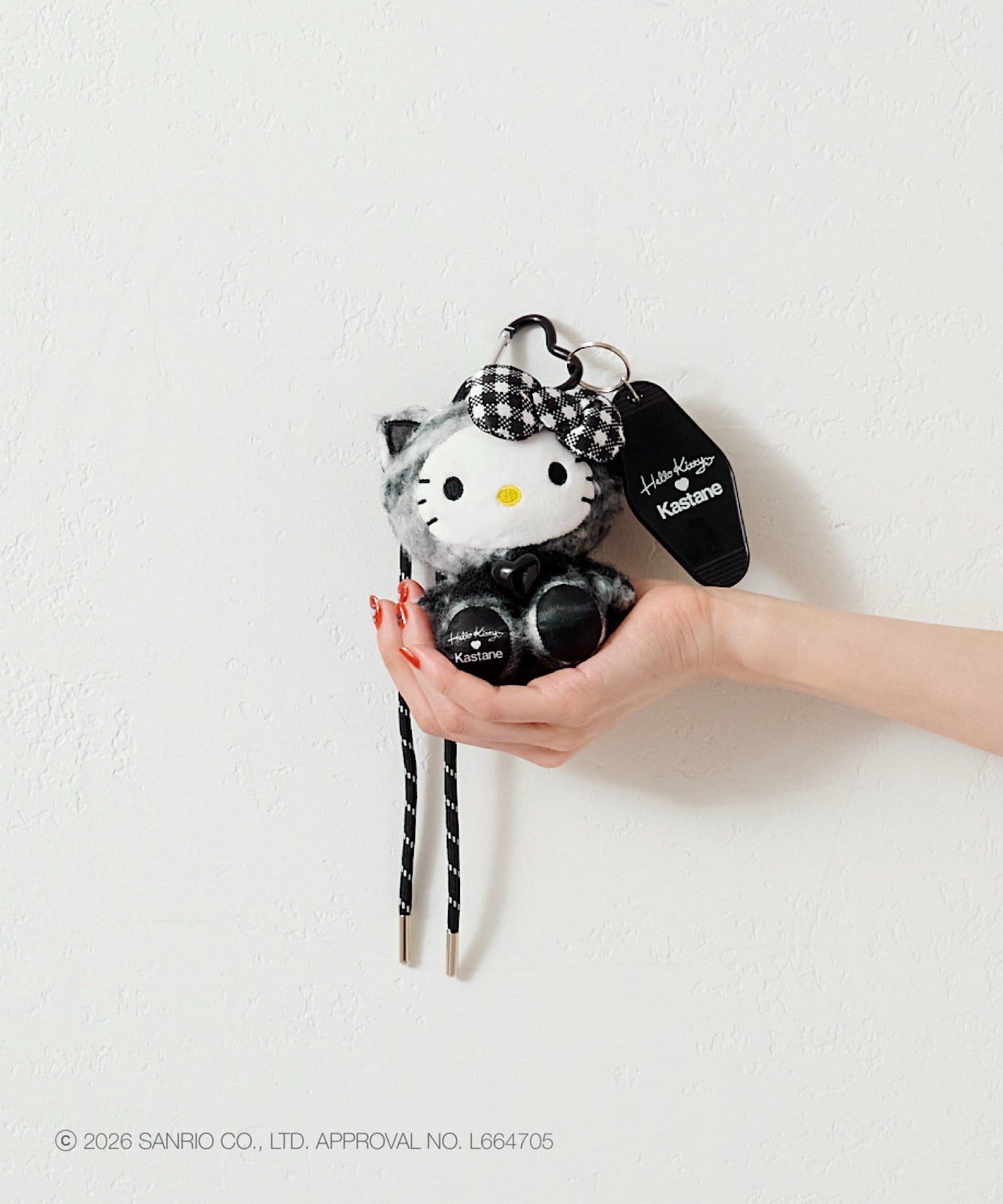 Kastane(カスタネ) 【1.17(土)12:00発売/Kastane×HelloKitty/一部店舗限定】 ぬいぐるみチャーム