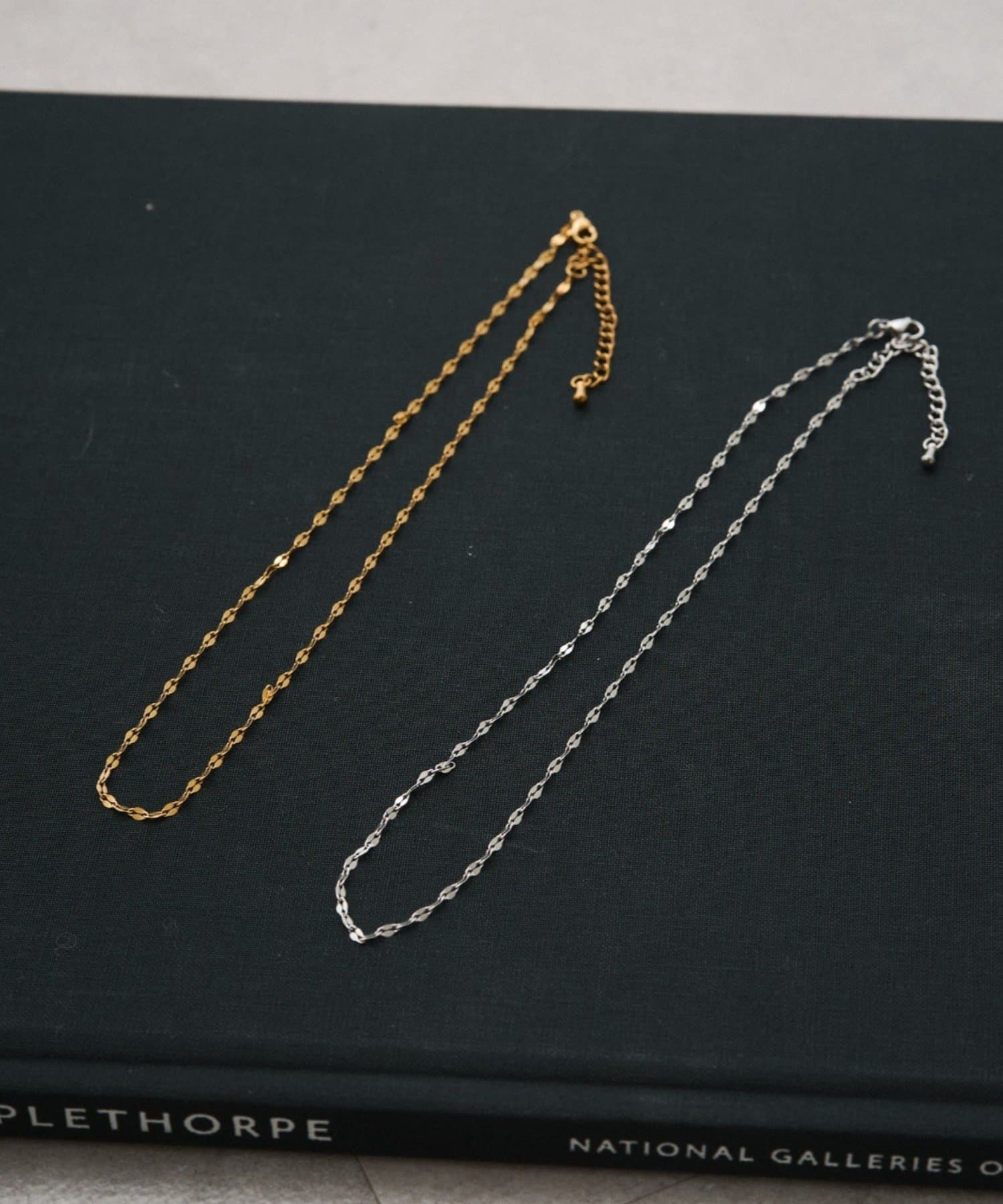 LOUNGEDRESS(ラウンジドレス) 《金属アレルギー対応/ステンレス》【GALENA/ガレナ】華奢チェーンネックレス