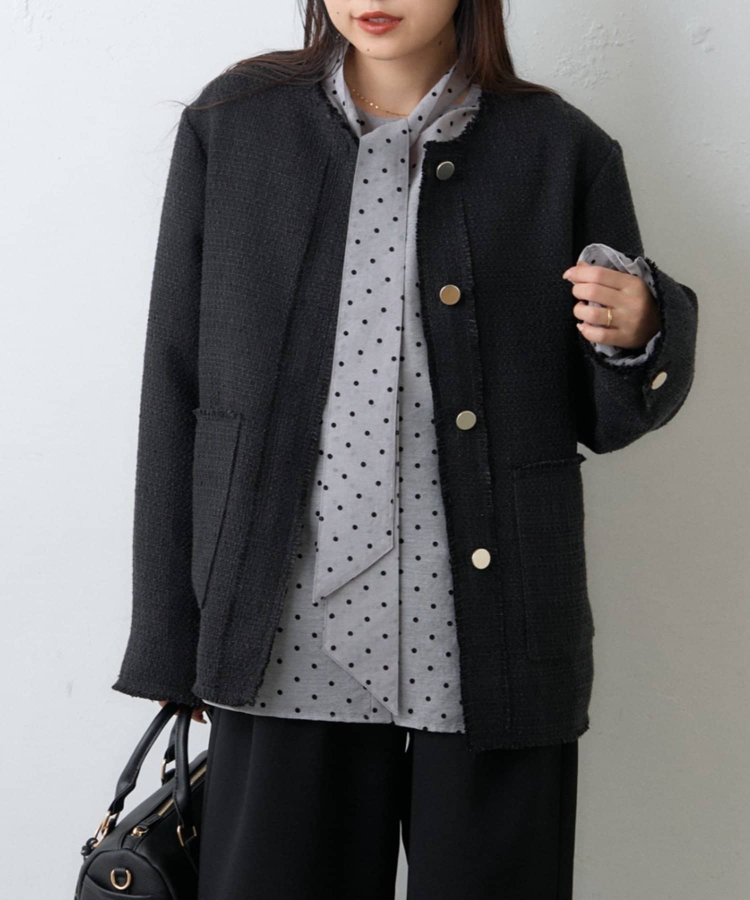 CIAOPANIC TYPY(チャオパニックティピー) 【willow】ツイードジャケット