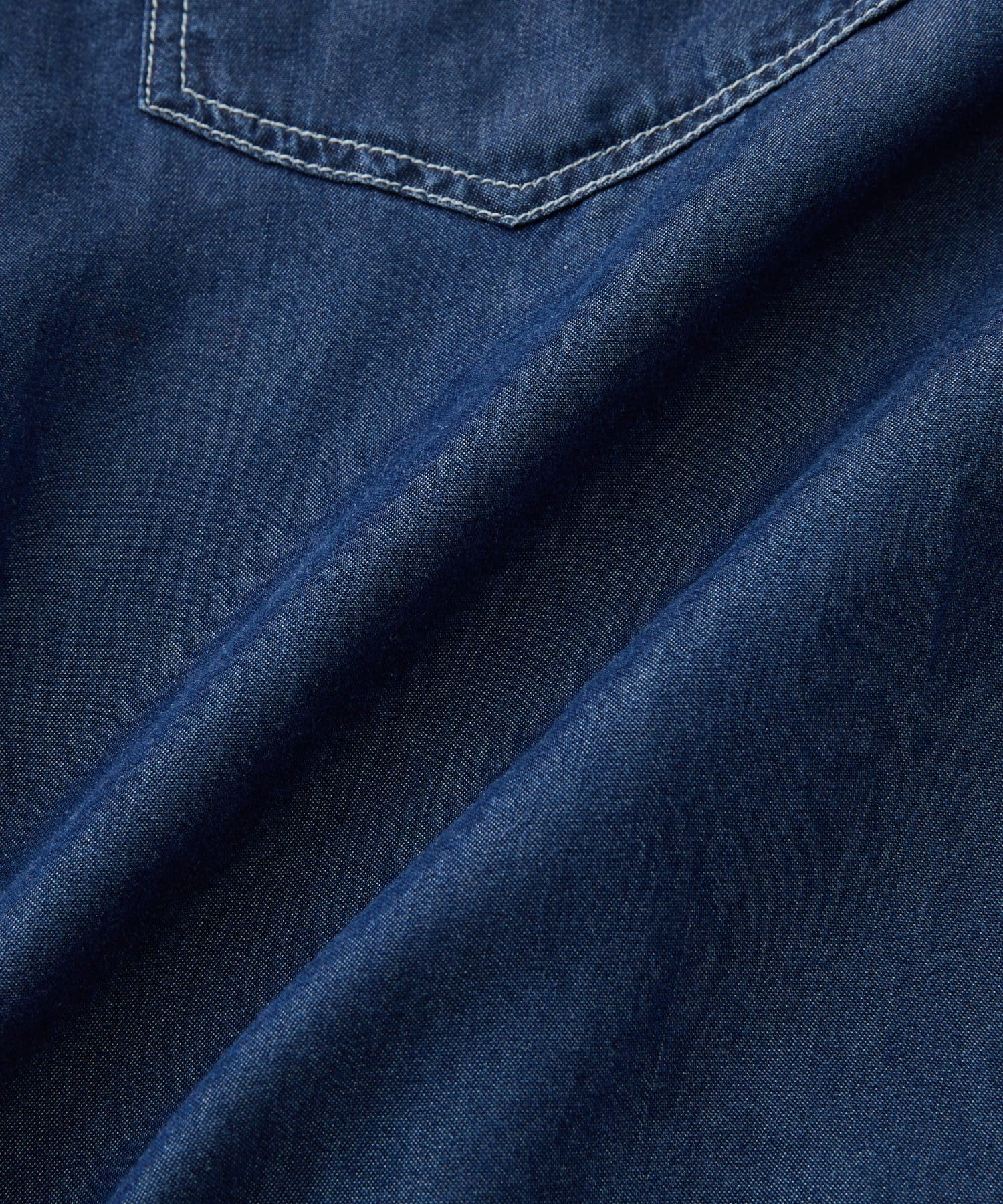 La boutique BonBon(ラブティックボンボン) テンセルデニムフレンチスリーブシャツ