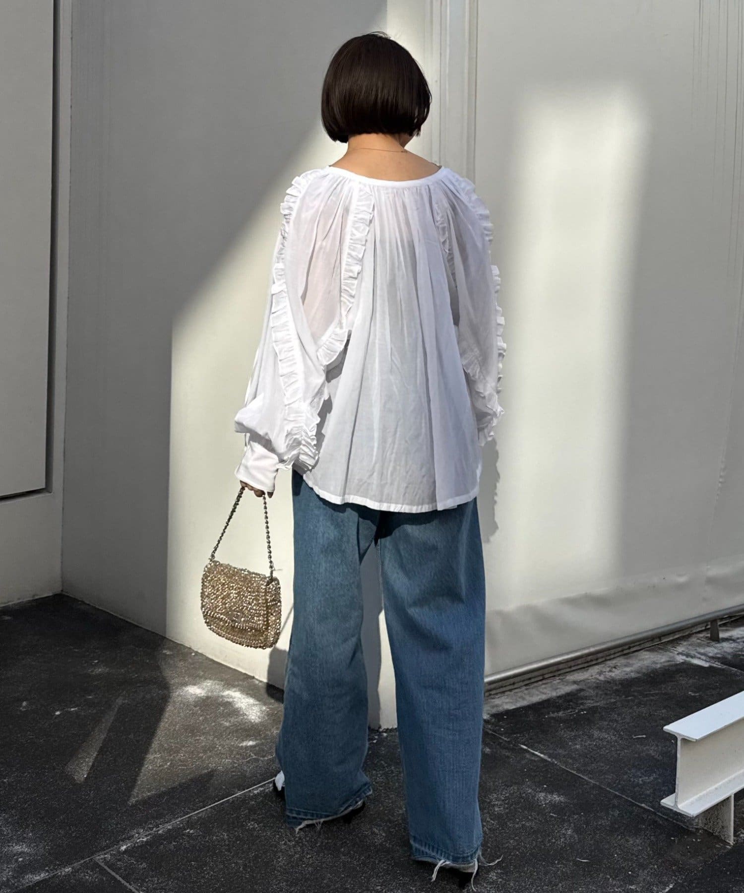 CIAOPANIC TYPY(チャオパニックティピー) 【willow】シアーフリルボリュームブラウス