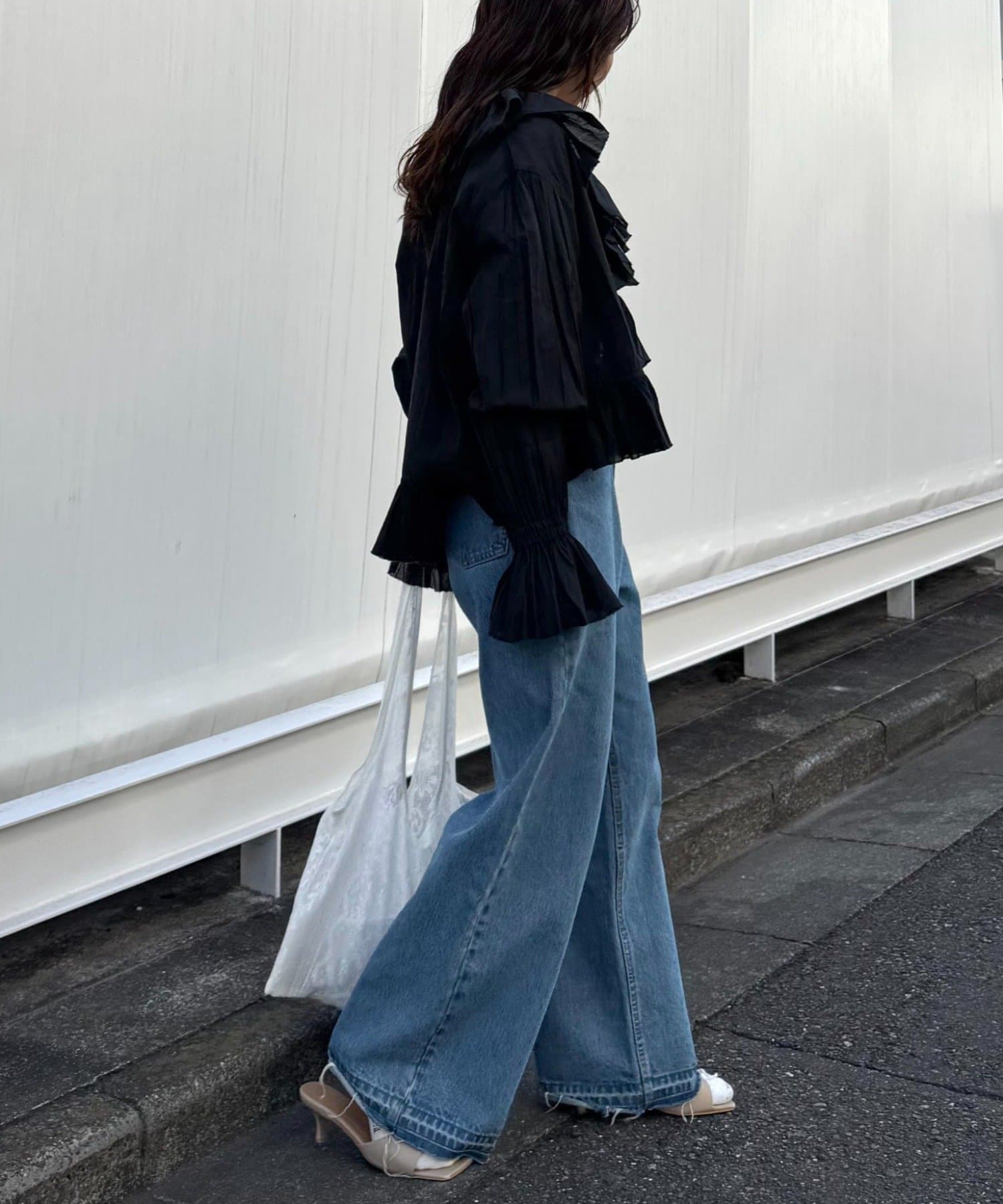 CIAOPANIC TYPY(チャオパニックティピー) ≪26SS展示会アイテム≫【wiilow】ラッフルフリルブラウス