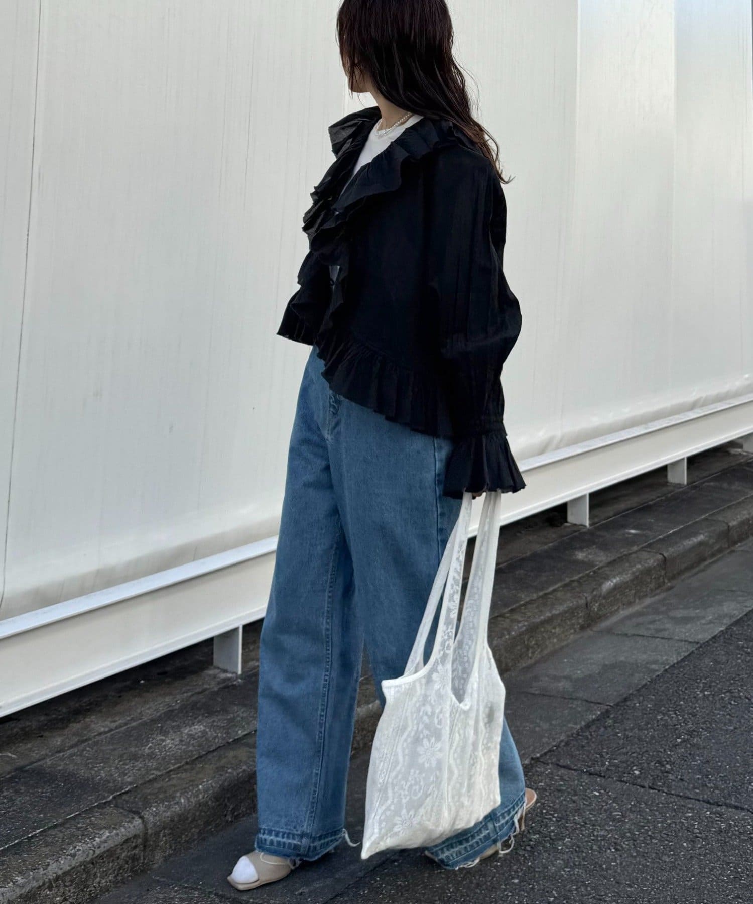 CIAOPANIC TYPY(チャオパニックティピー) ≪26SS展示会アイテム≫【wiilow】ラッフルフリルブラウス