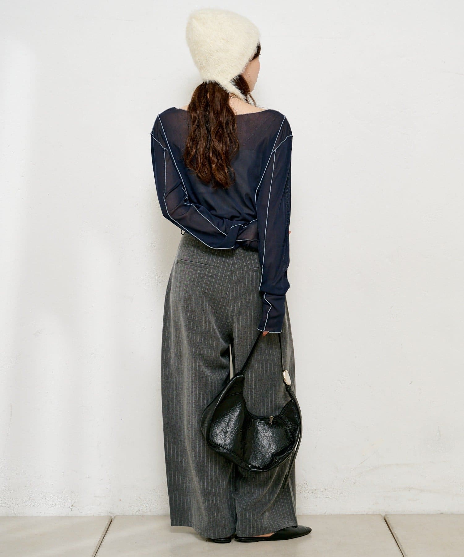 Kastane(カスタネ) パイピングシアープルオーバー