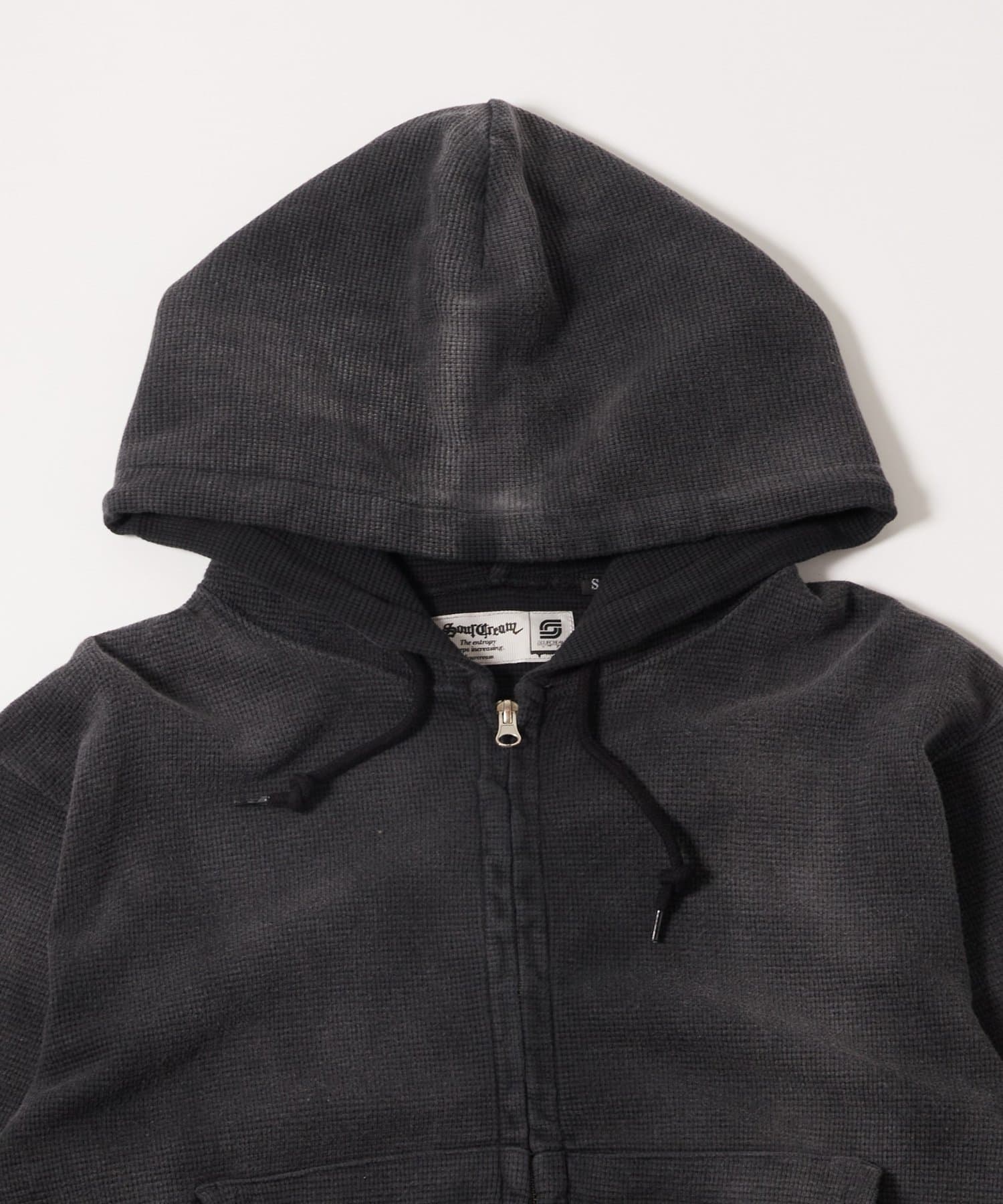 OUTLET(アウトレット) 【WHO'S WHO gallery】 ワッフルFADEジップパーカー