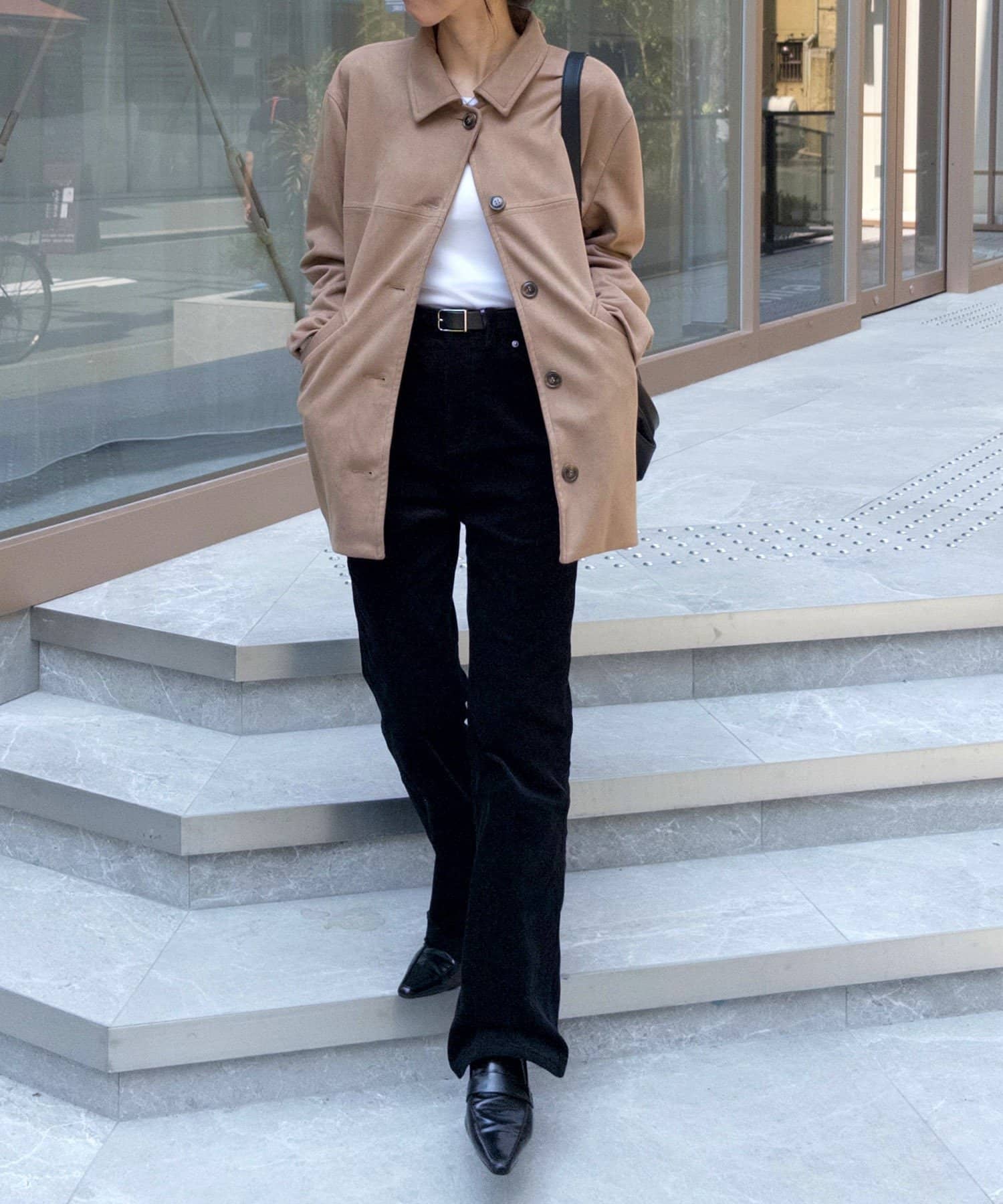 CAPRICIEUX LE'MAGE】スエードジャケット | OUTLET(アウトレット