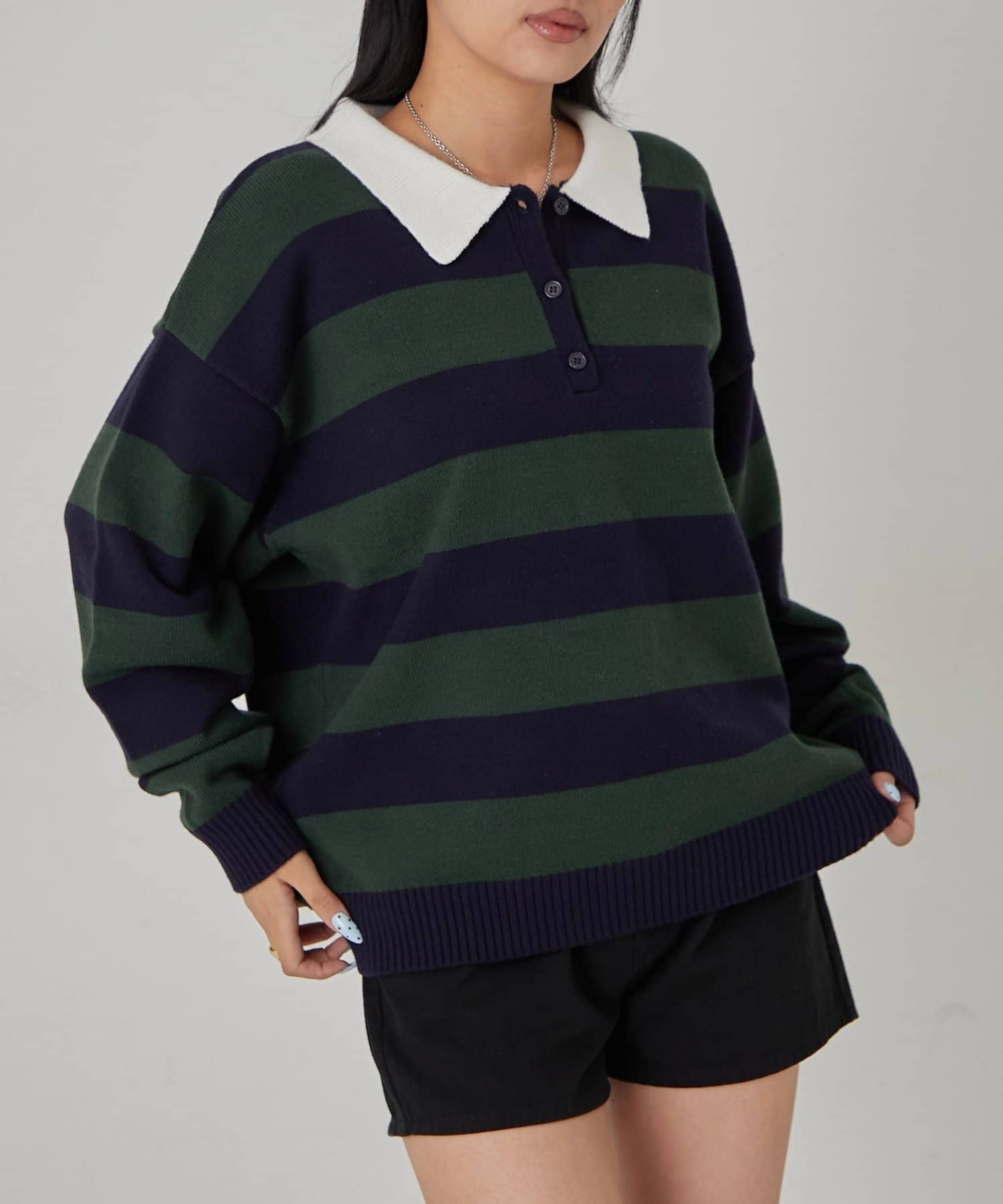 OUTLET(アウトレット) 【WHO'S WHO gallery】ルーズラガーニット