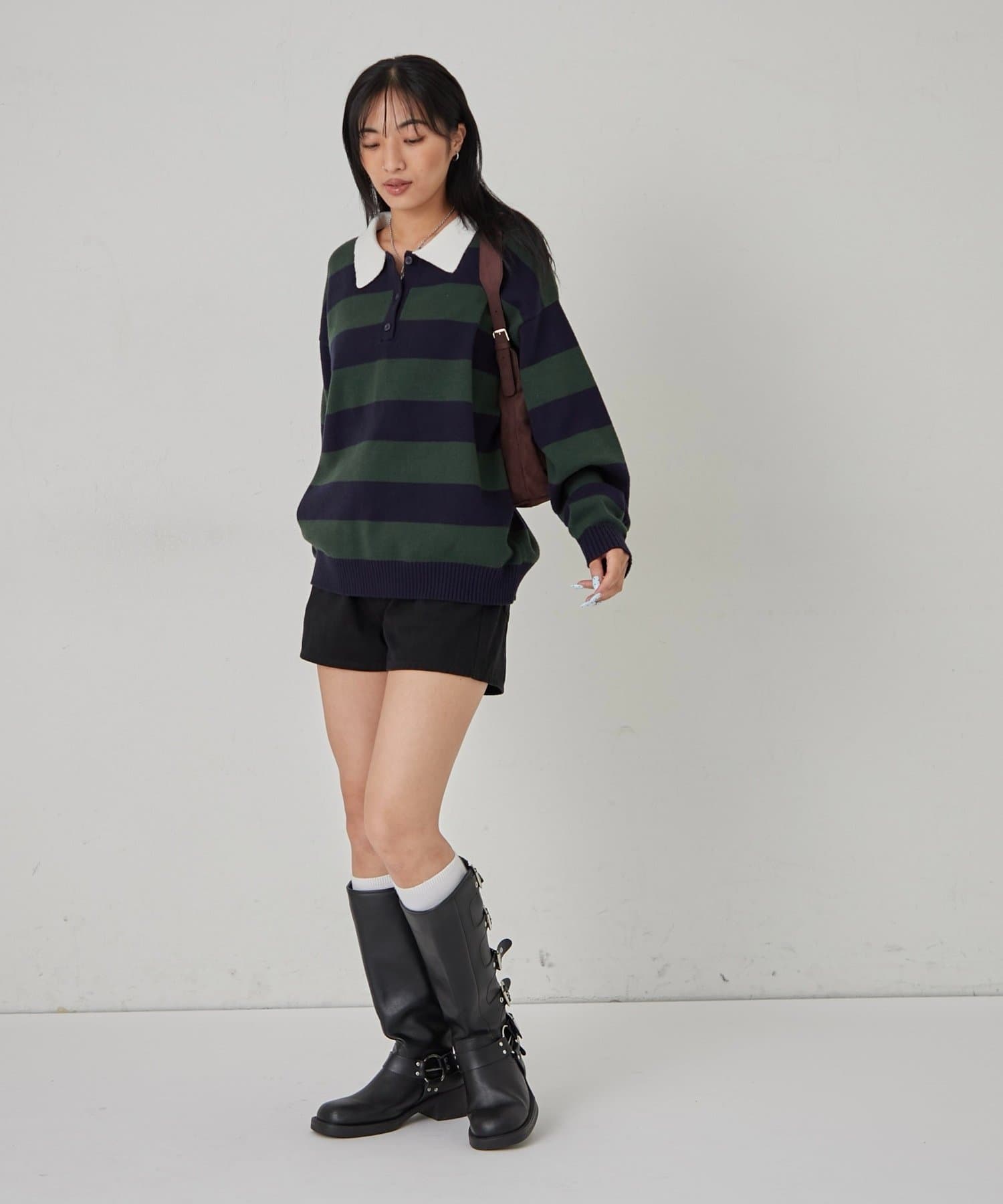 OUTLET(アウトレット) 【WHO'S WHO gallery】ルーズラガーニット