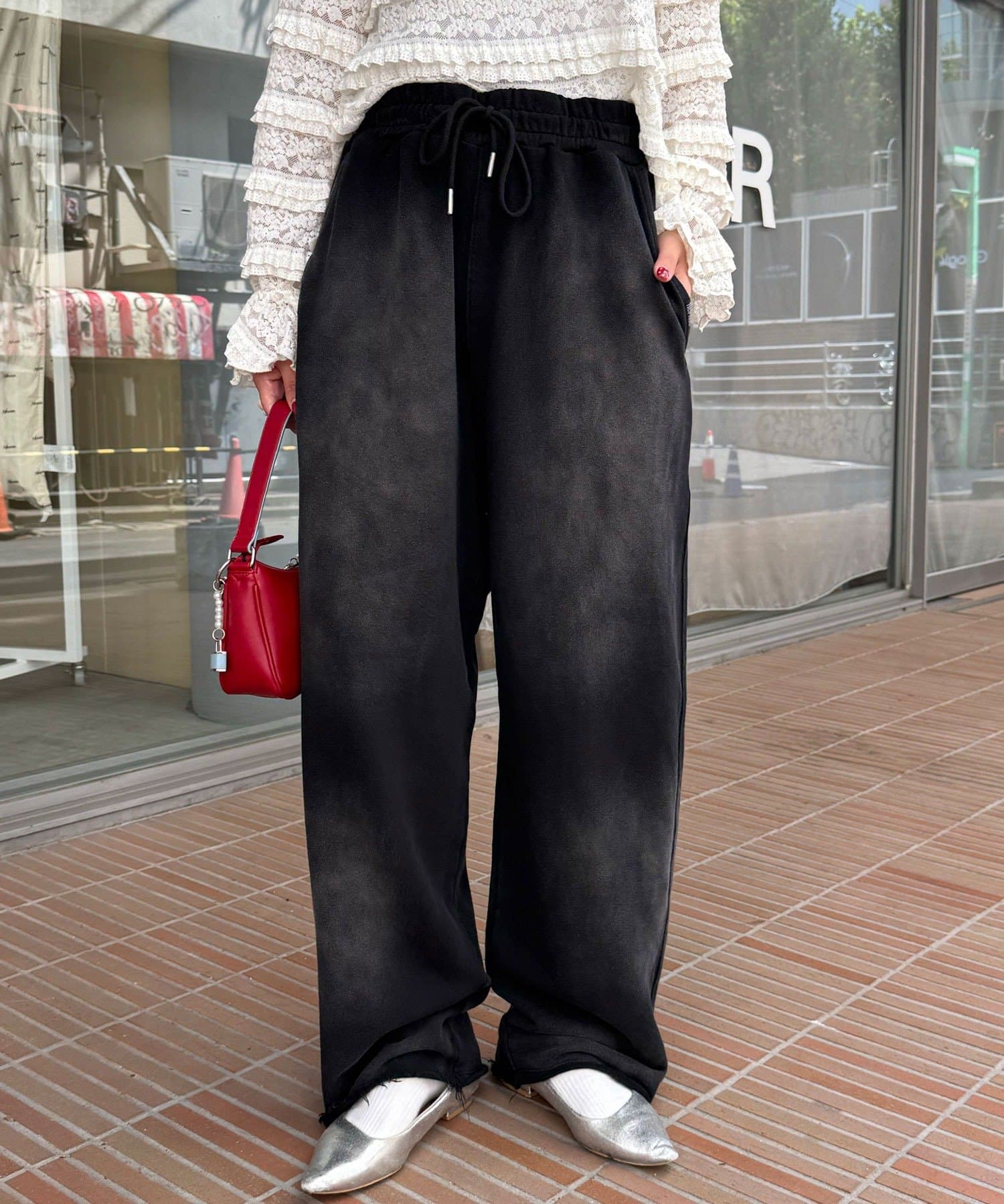 OUTLET(アウトレット) 【Ciaopanic】ベーシックフェードスウェットパンツ